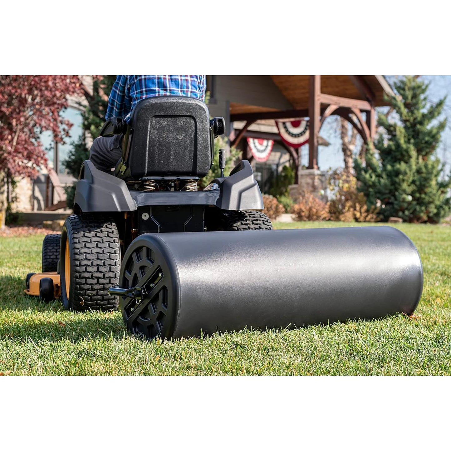 Agri-Fab 45-0604 18" x 48" Tow Behind Poly Lawn Roller 550 lbs Weight