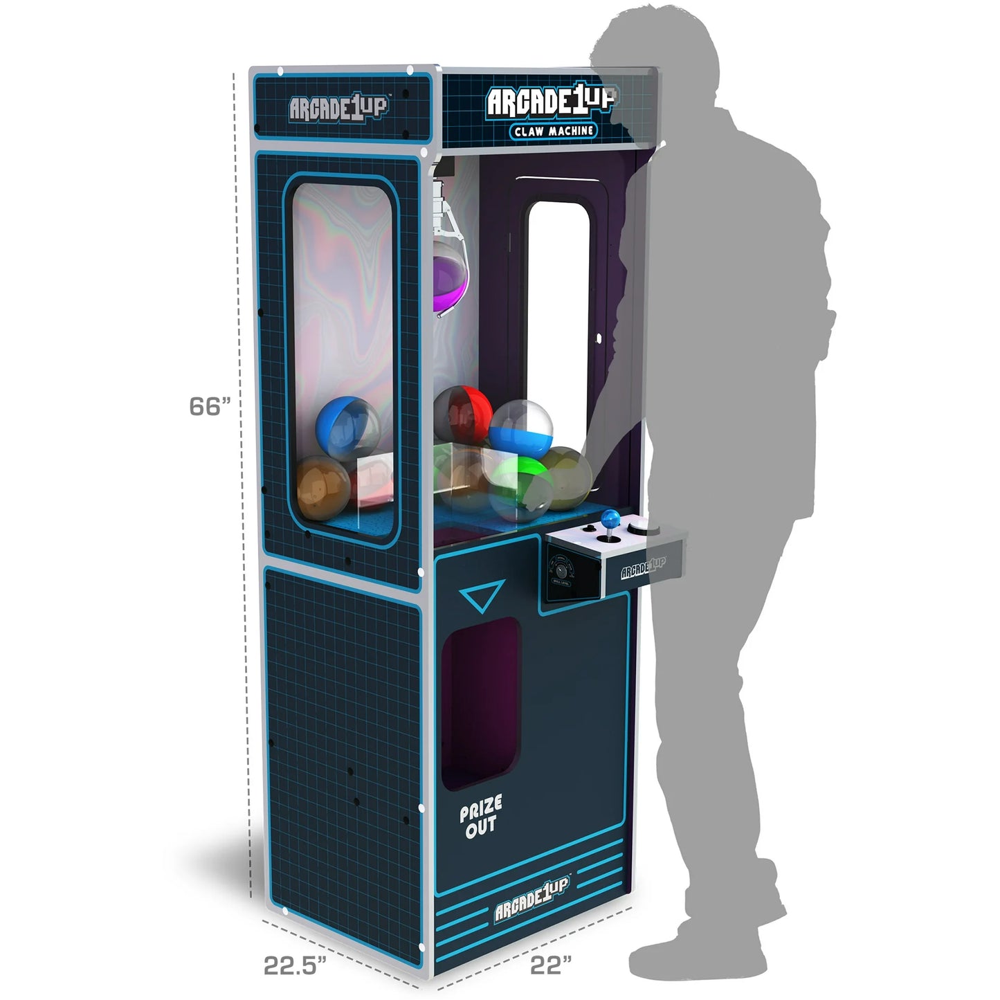 Arcade1Up Full-Size Claw Machine - Light-Up Marquee