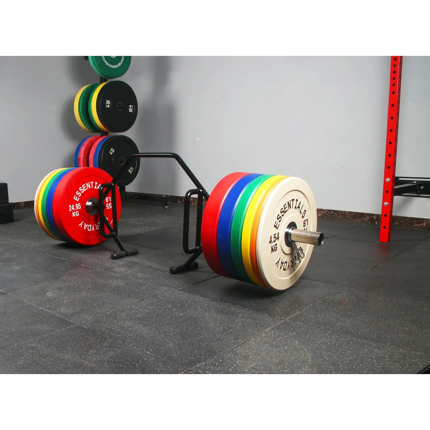 BalanceFrom Olympic 2-Inch Hex Weight Lifting Trap Bar 1000-Pound Capacity Open