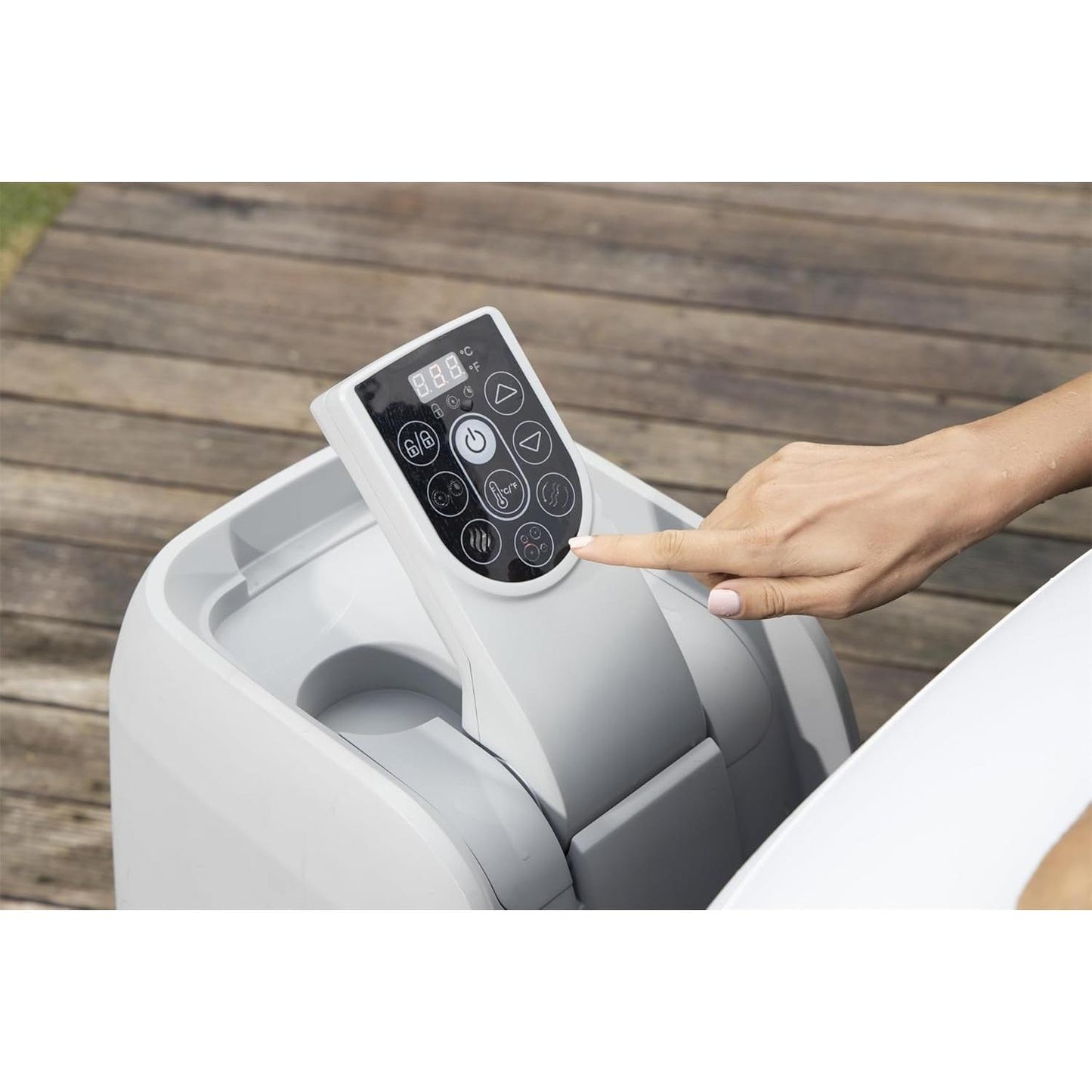 Bestway SaluSpa Miami EnergySense AirJet Inflatable Hot Tub Spa (71" x 26")