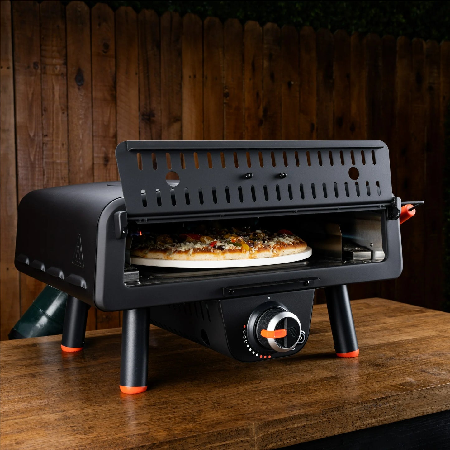 Blackstone Outdoor Tabletop Propane Pizza Oven with 13” Rotating Pizza Stone