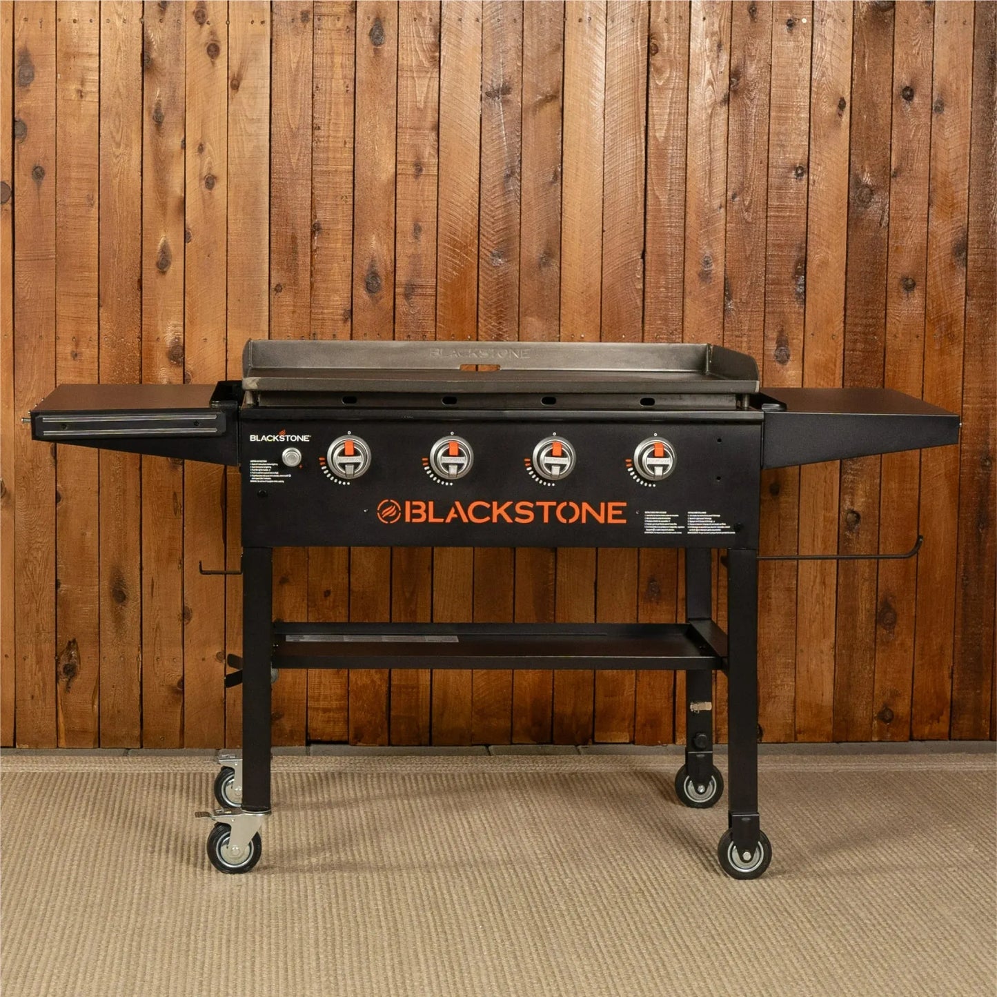 Blackstone Original 4-Burner 36" Propane Omnivore Griddle with Dual Side Shelves