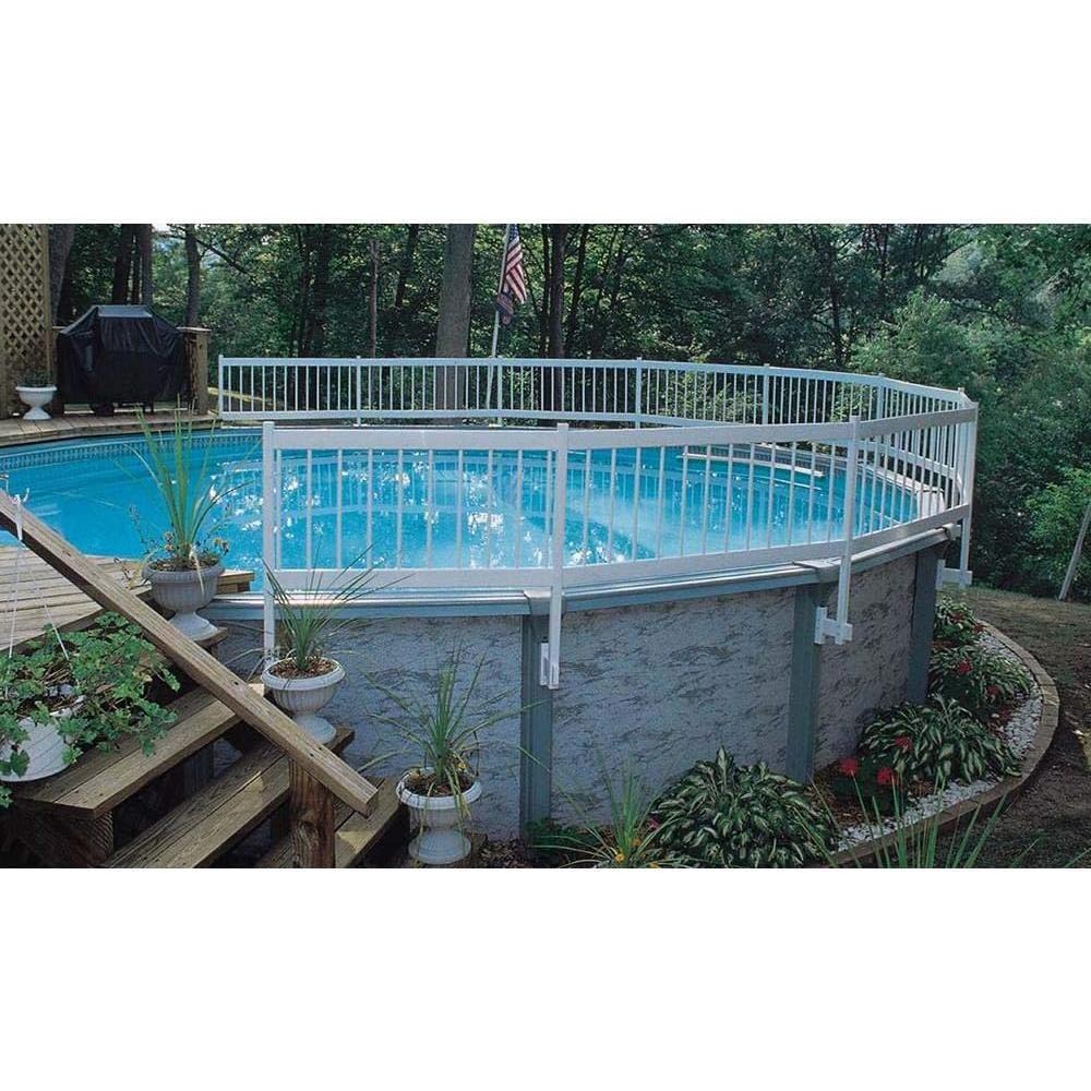 Blue Wave 24-inch Above Ground Pool Fence Kit for Privacy & Safety, 8 Sections