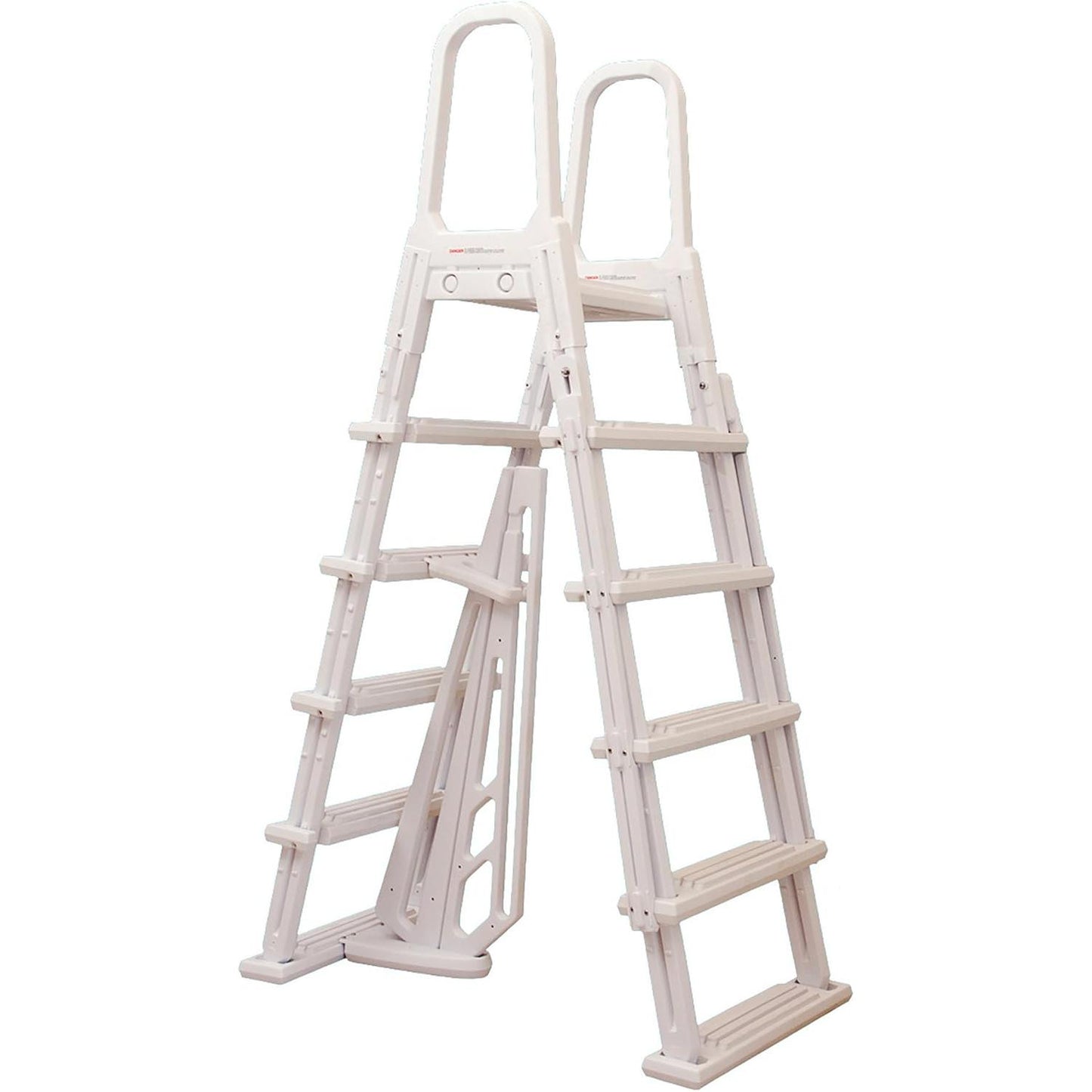 Blue Wave NE1222 A-Frame Flip Up Ladder for Above Ground Pools, White