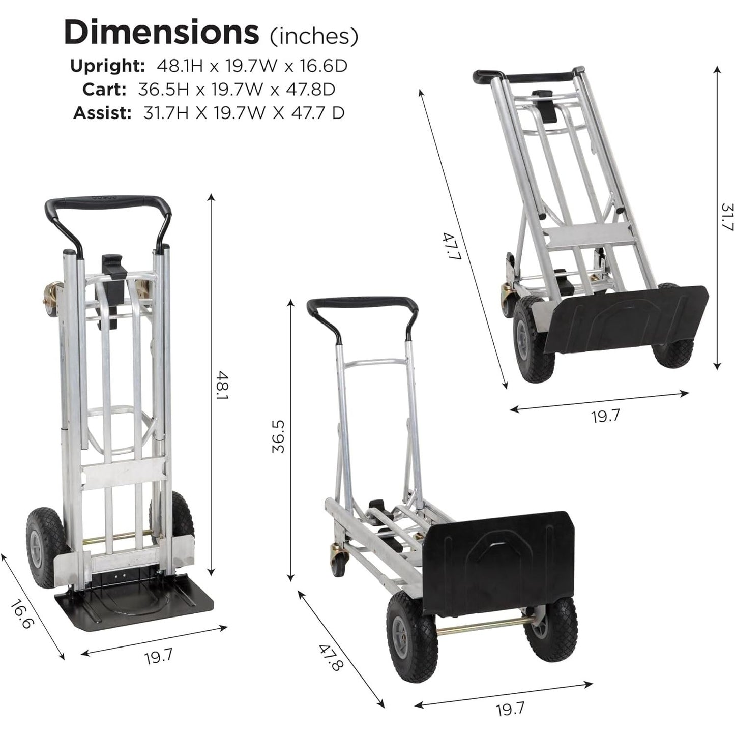 Cosco 4-in-1 Convertible Hand Truck