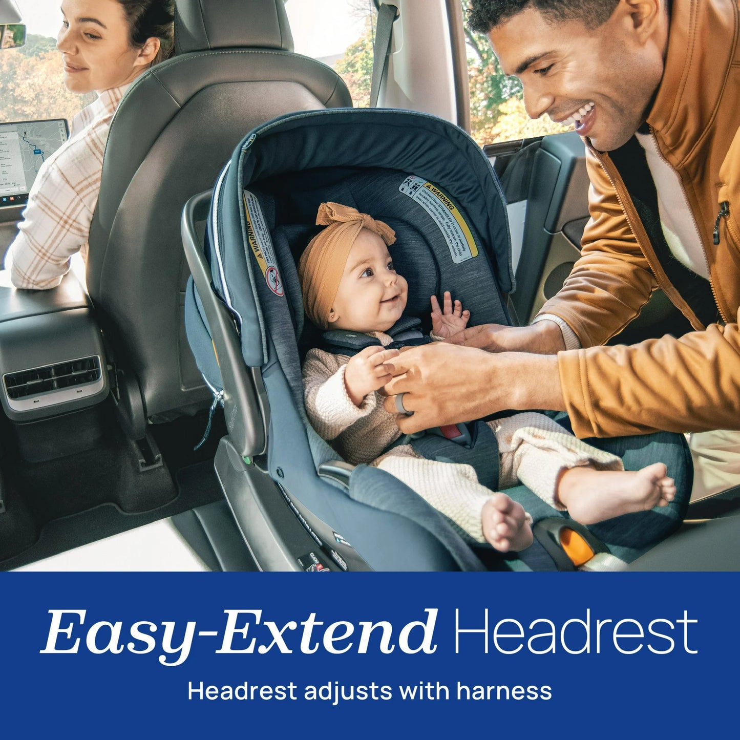 Chicco KeyFit Max Zip ClearLux Extended-Use Infant Car Seat and Stay-in-Car Base, Rear-Facing, 1-Hand Adjust Handle, Zip-Open Privacy Shield - Midori (Blue)