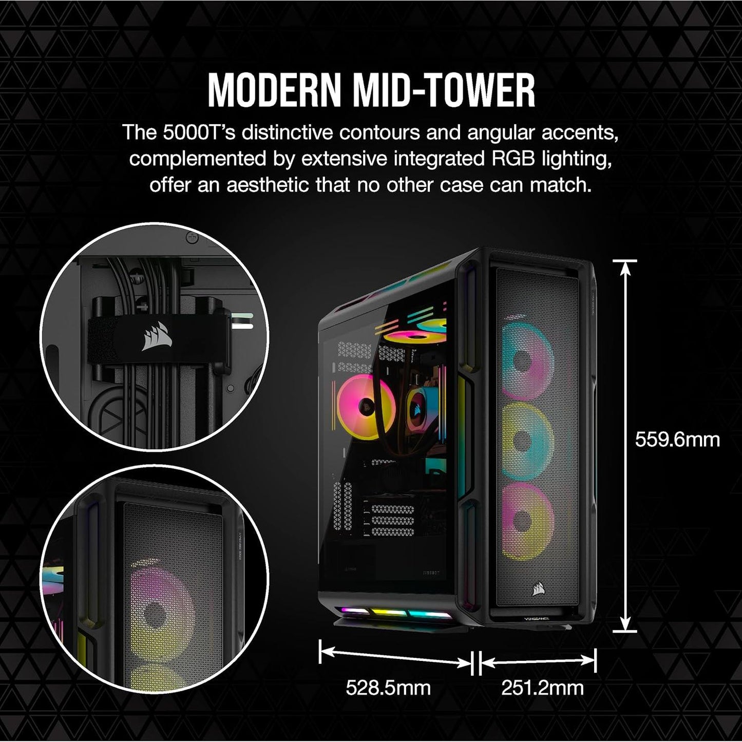 CORSAIR VENGEANCE i8200 iCUE LINK EDITION Gaming PC: Intel Core i9-14900KF, NVIDIA RTX 4090, 64GB DDR5 6000MT/s Memory, 4TB (2x 2TB) M.2 NVMe SSD