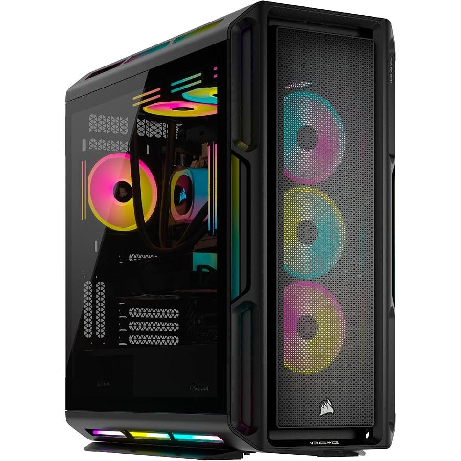 CORSAIR VENGEANCE i8200 iCUE LINK EDITION Gaming PC: Intel Core i9-14900KF, NVIDIA RTX 4090, 64GB DDR5 6000MT/s Memory, 4TB (2x 2TB) M.2 NVMe SSD