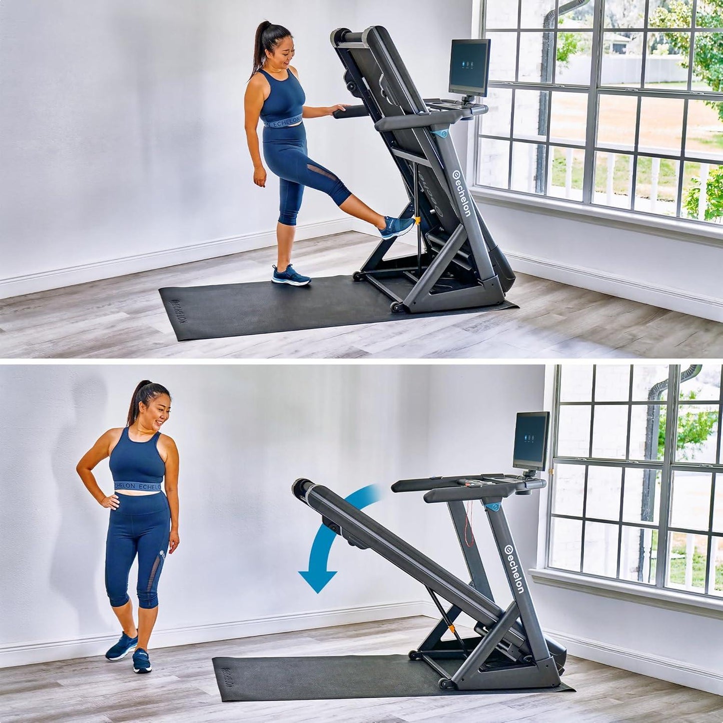Echelon Stride 4S+ 22 Treadmill, 22" Touchscreen