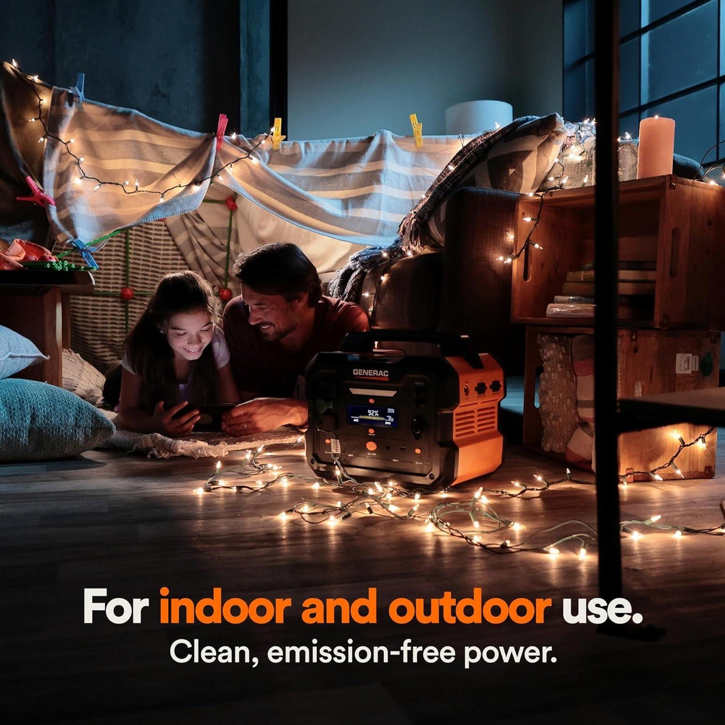 Generac 1086Wh Portable Power Station with Lithium-Ion Battery