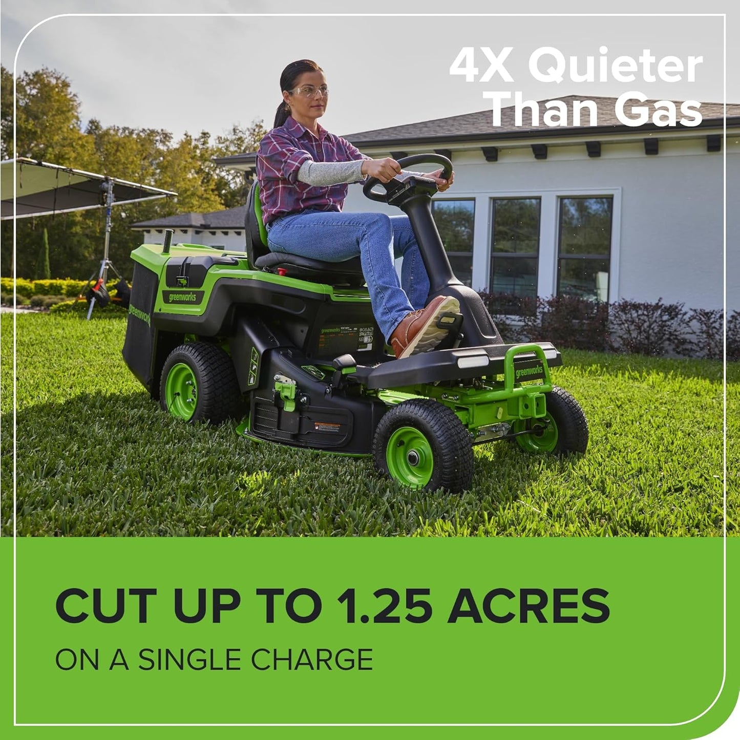 Greenworks 60V 30" CrossoverT Riding Lawn Tractor