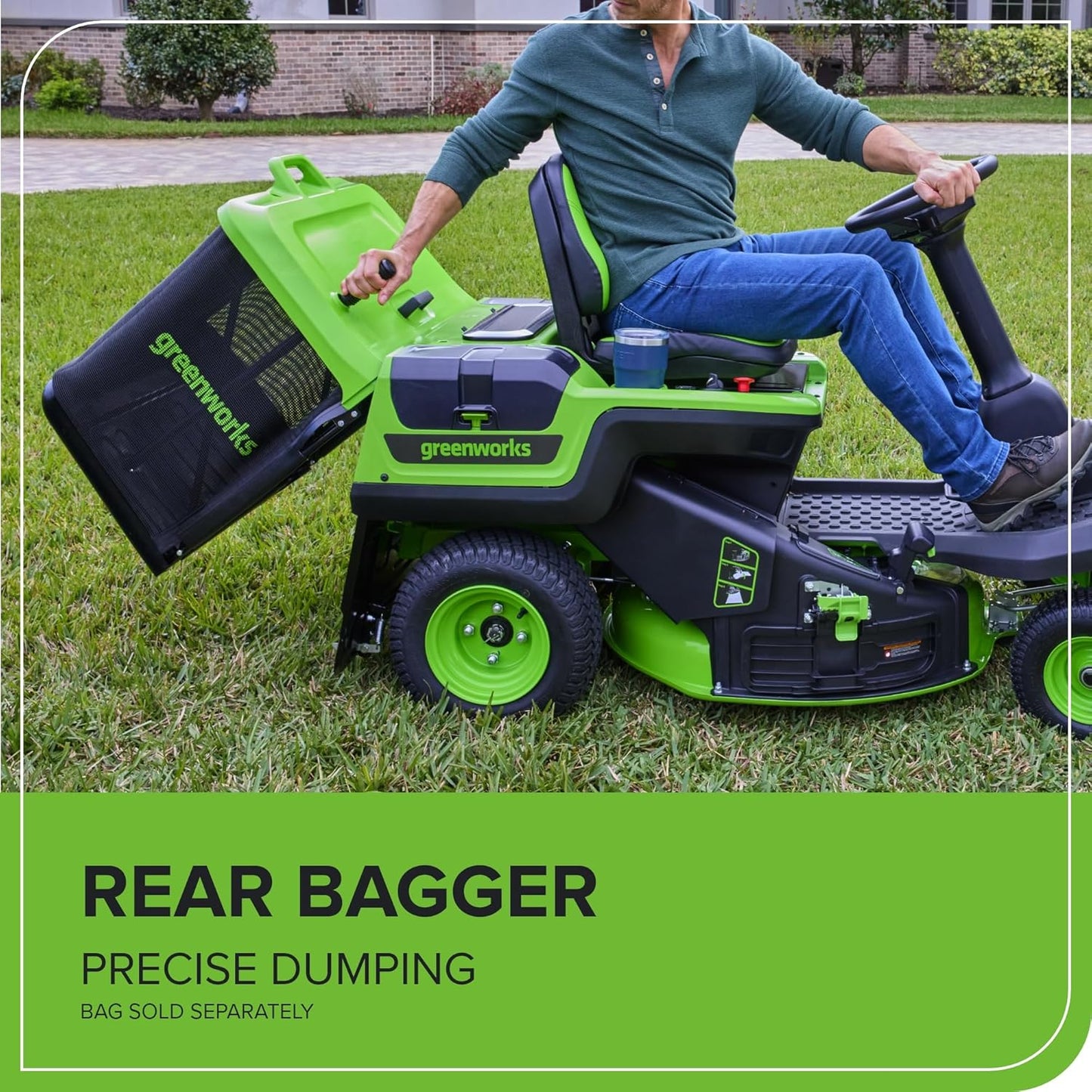 Greenworks 60V 30" CrossoverT Riding Lawn Tractor