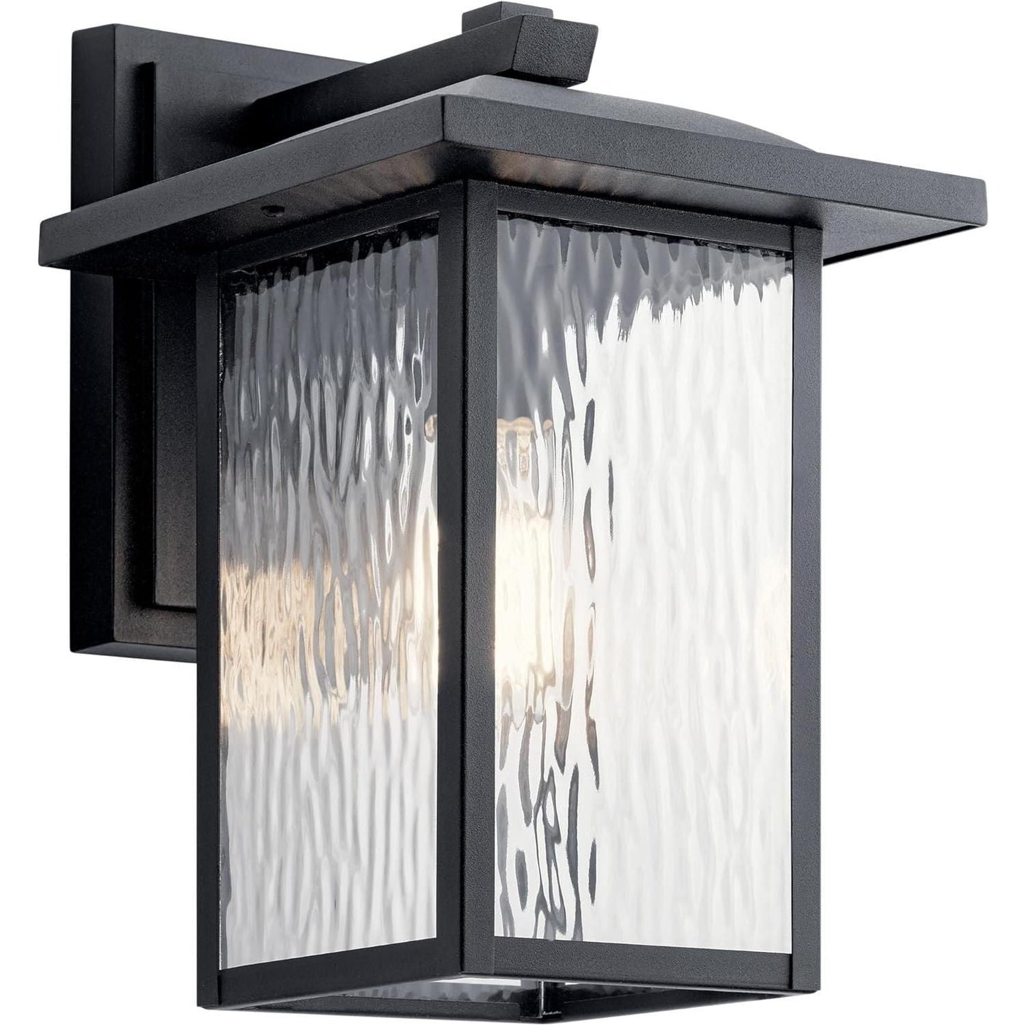 Kichler Capanna 13.25inch Outdoor Wall Light in Black
