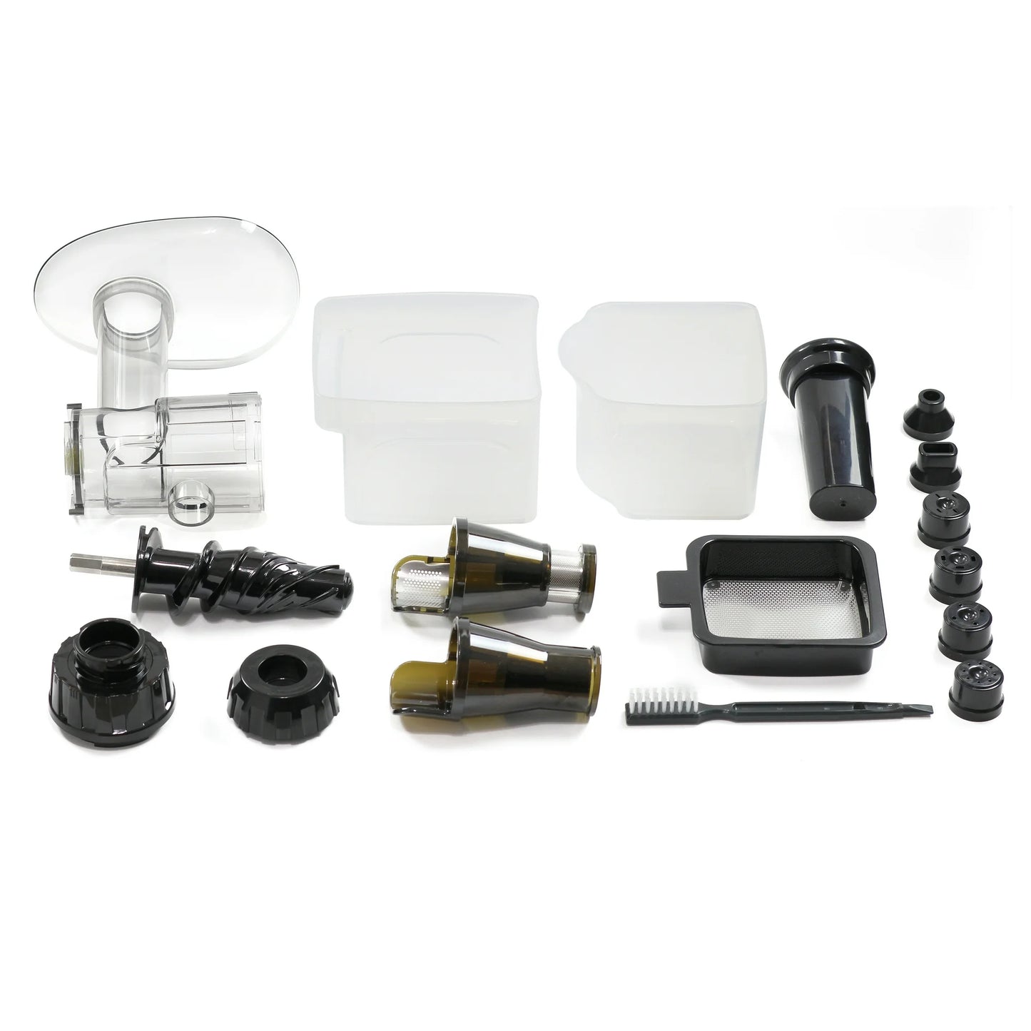 Omega Cold Press Masticating Horizontal Juicer with Nutrition System, 200W Low-Speed 3-Stage Augur, in Matte Black (NC1000MB13)