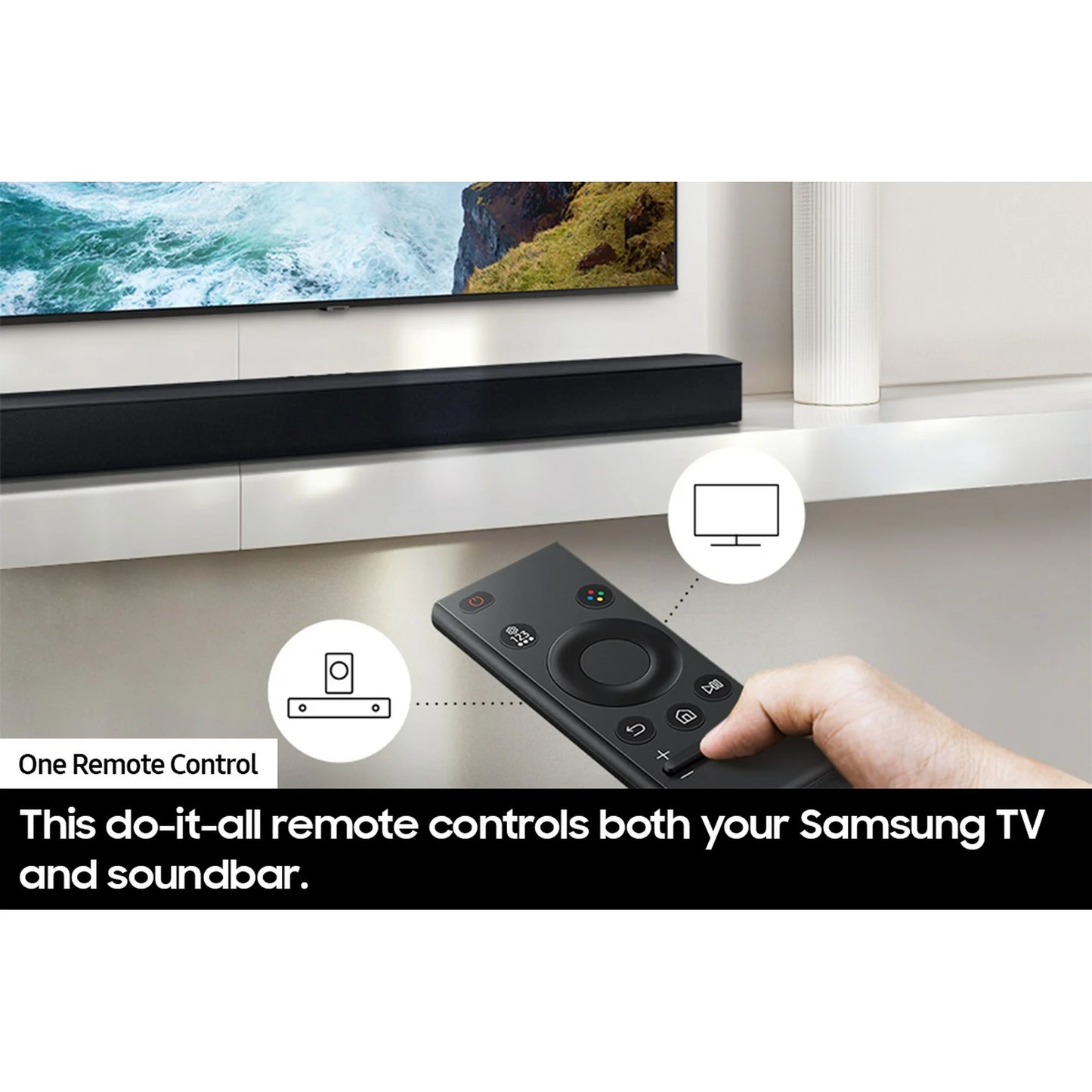 SAMSUNG B-Series 4.1.CH Soundbar & Rear Speakers with Subwoofer Bluetooth HW-C47M/ZA 2023