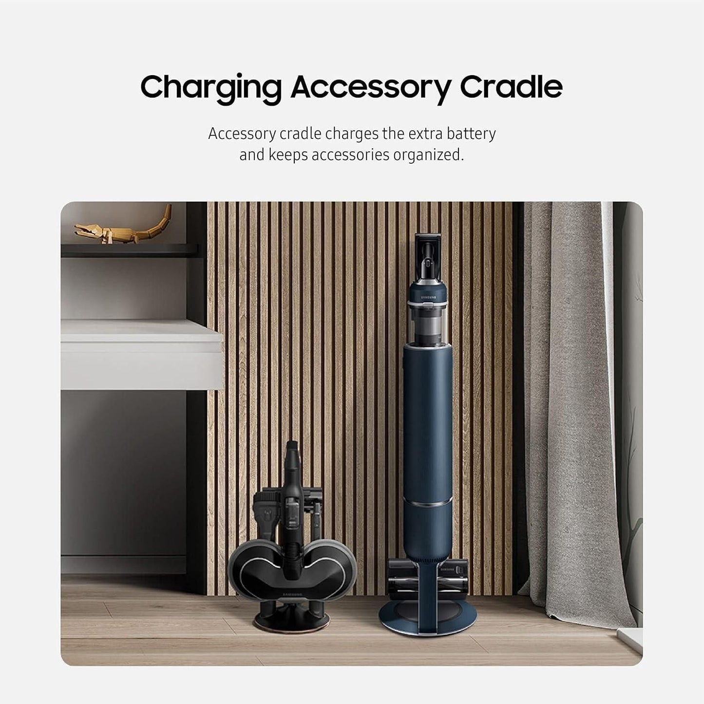 SAMSUNG BESPOKE Jet Pet Cordless Stick Vacuum Cleaner w/ All In One Clean Station