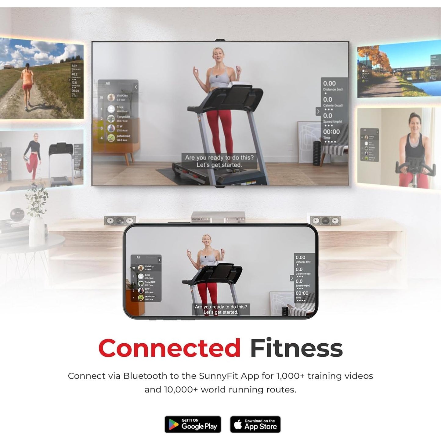 SUNNY Health & Fitness Premium Smart SF-T7515 treadmill