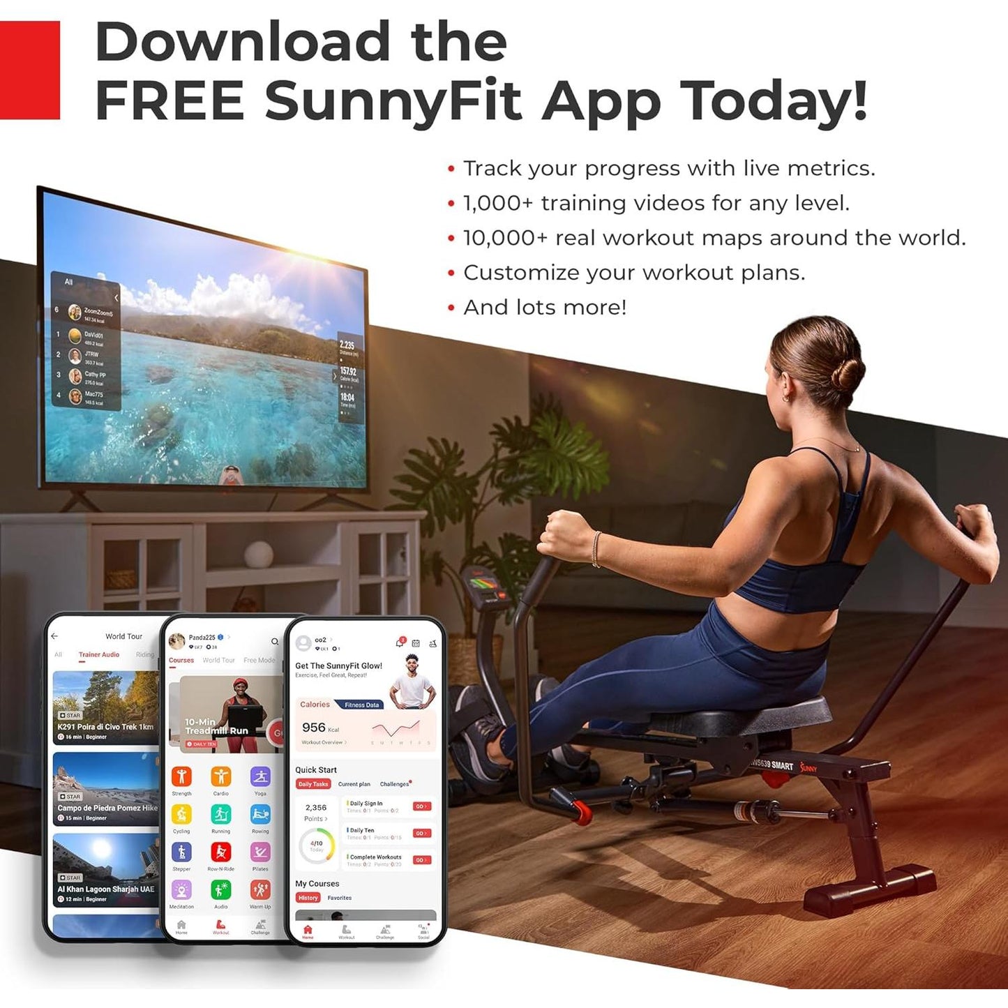 SUNNY Health & Fitness SF-T7724 Smart treadmill