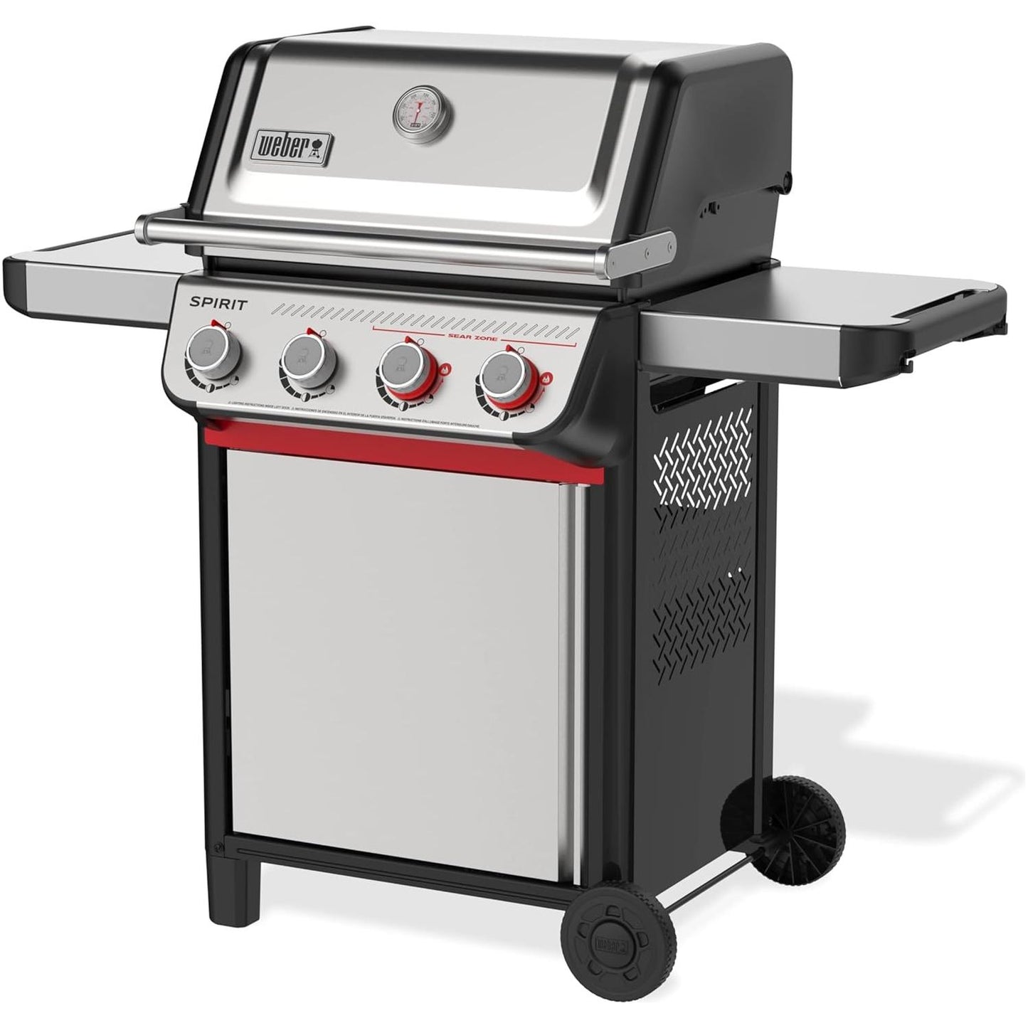 Weber SPIRIT 4-Burner Grill S-425 Liquid Propane Stainless Steel