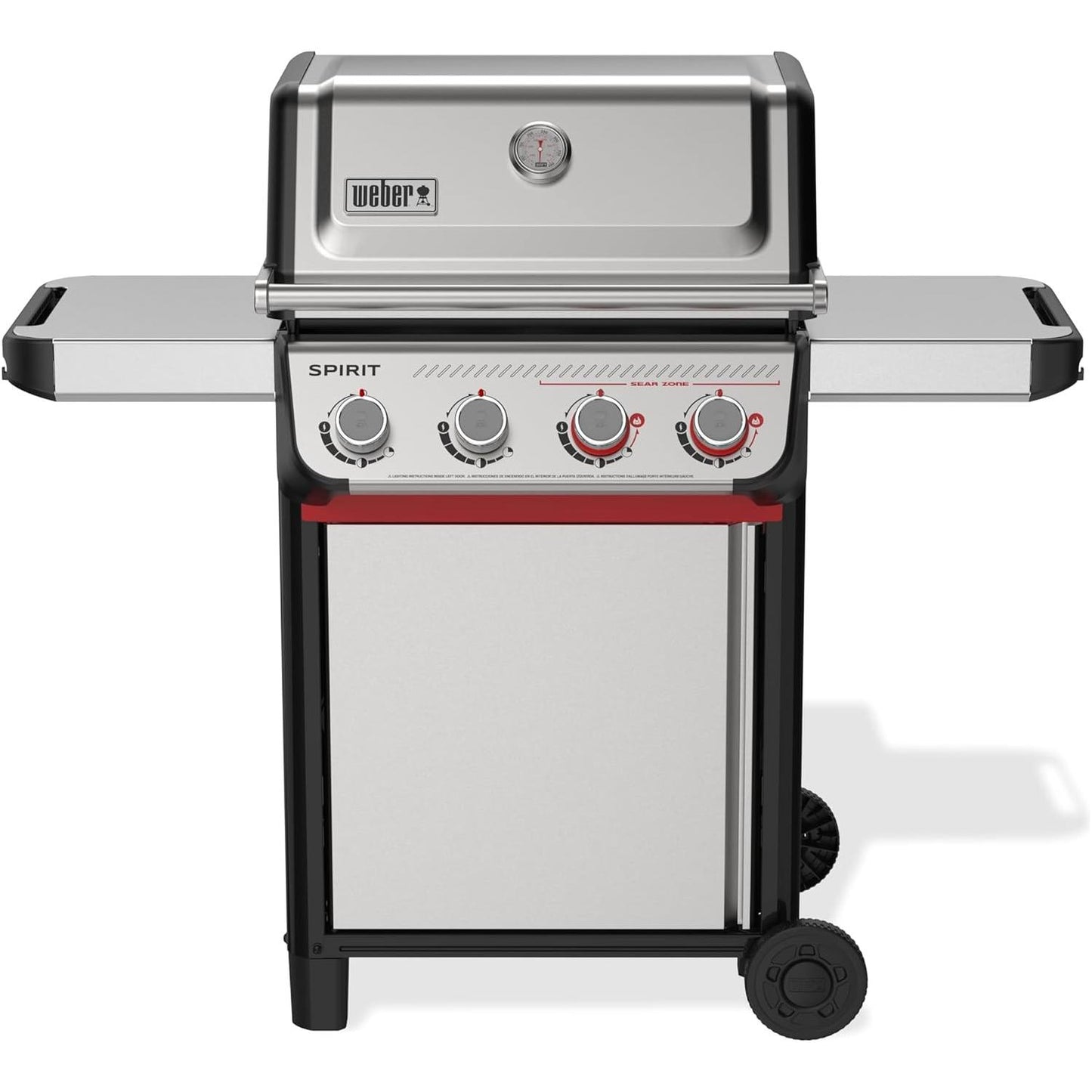 Weber SPIRIT 4-Burner Grill S-425 Liquid Propane Stainless Steel