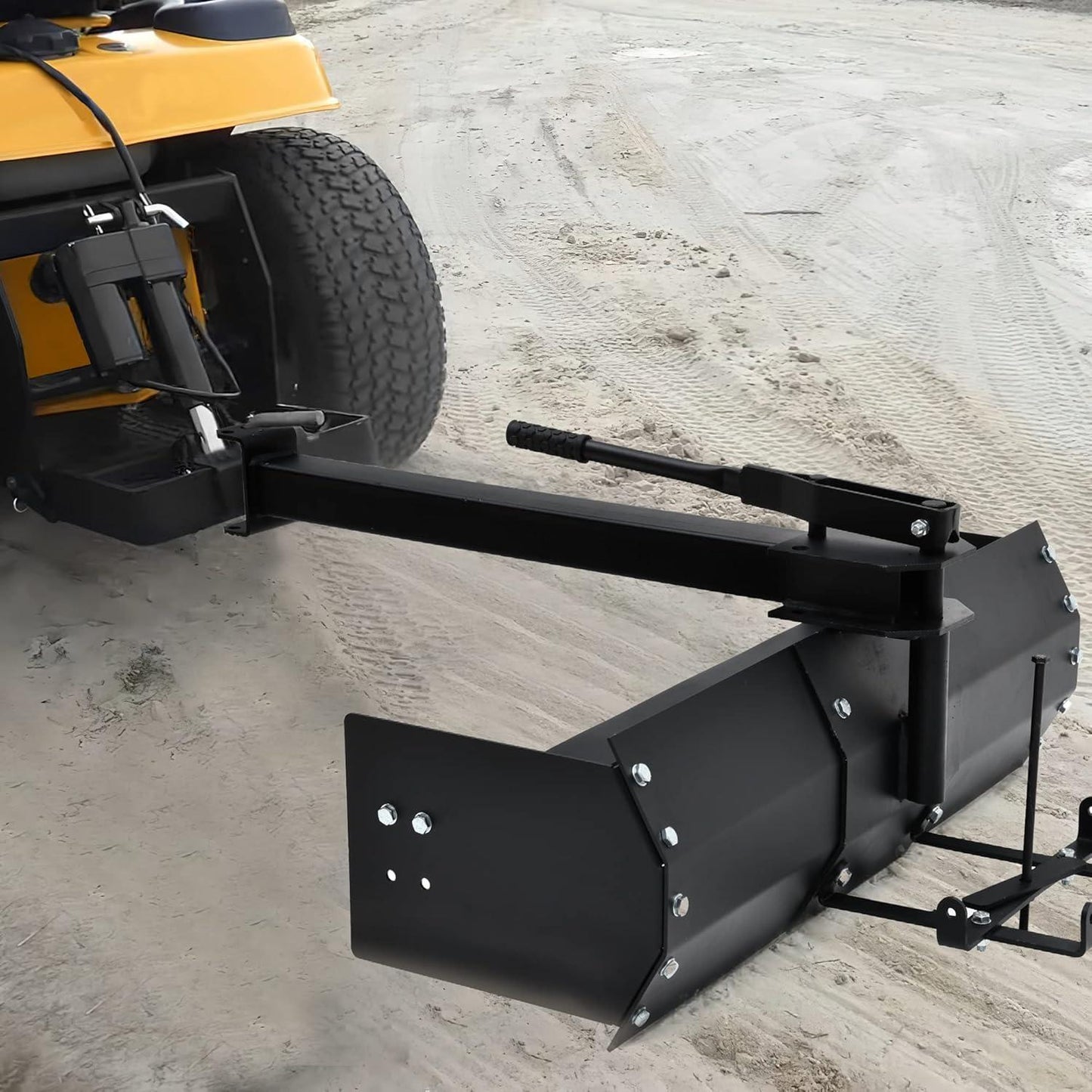 YITAMOTOR 42in Tow Behind Box Scraper Lawn Tractor Attachments
