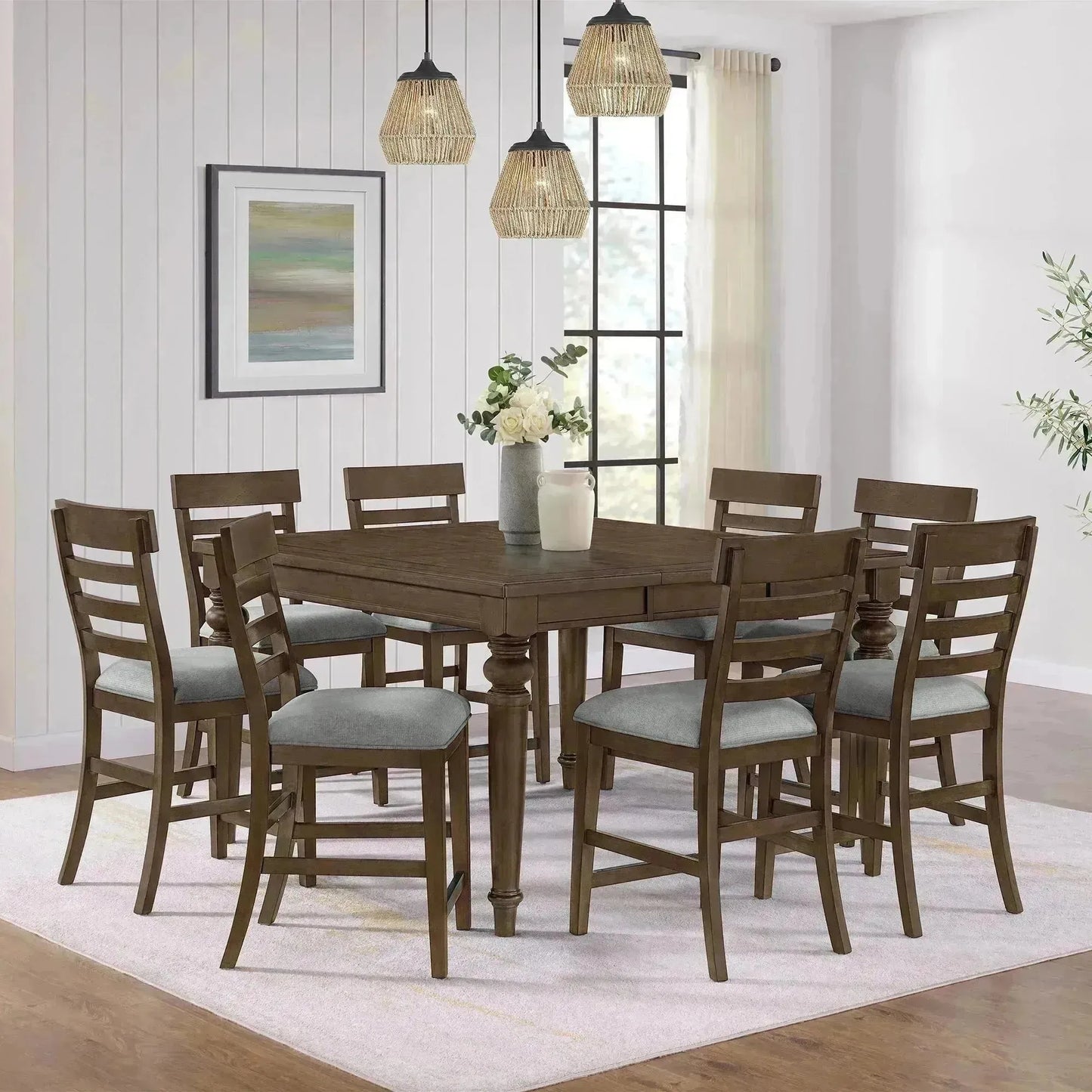 Concord 9-pieces Dining Table Set