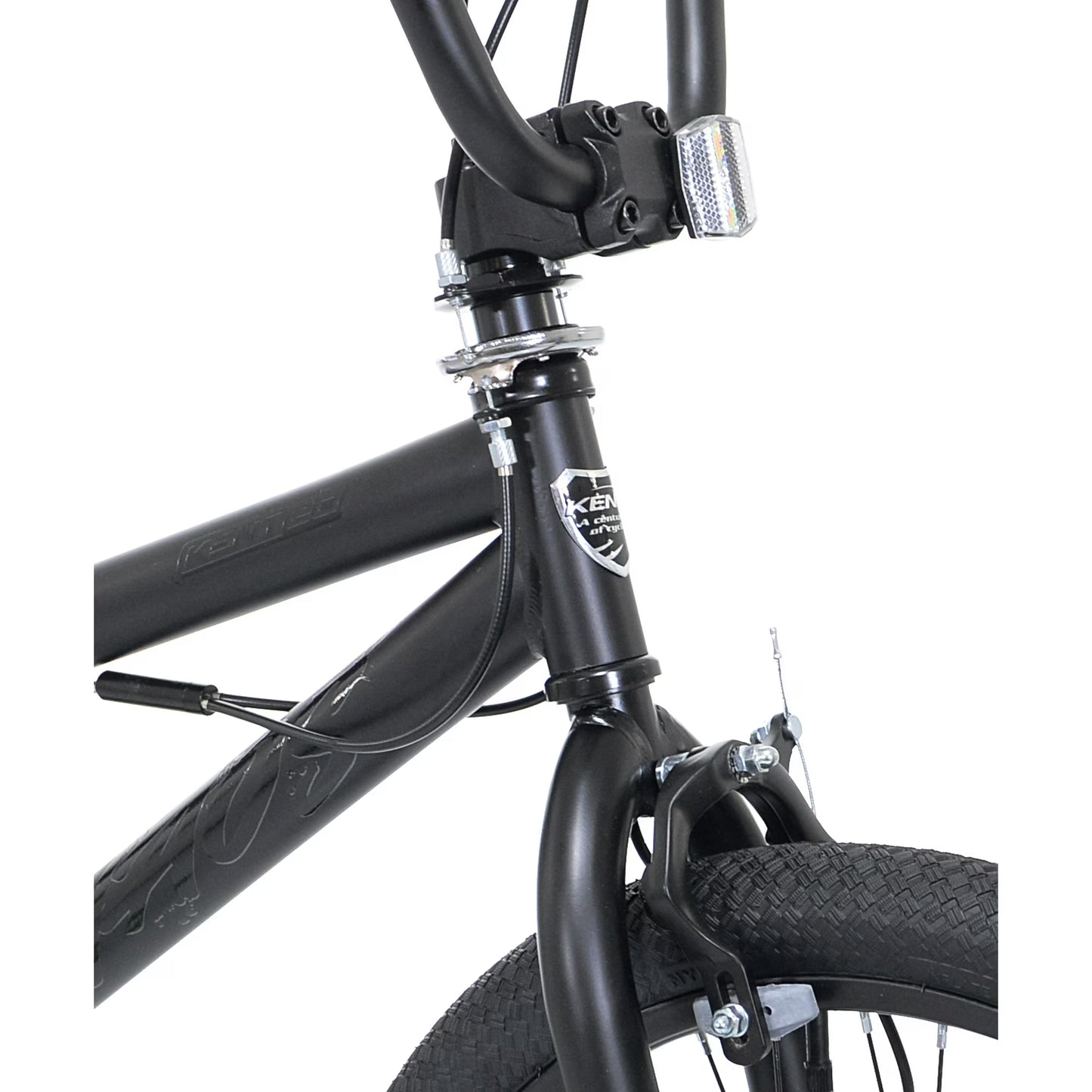 20" Kent Chaos BMX Bicycle, Fits Rider 4'2" - 5', 0", Hydro Dip Matte Black, Child