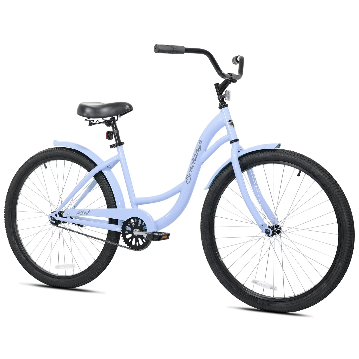 26" Kent Bicycles Adult Ladies Seachange Beach Cruiser Bike, Periwinkle Blue