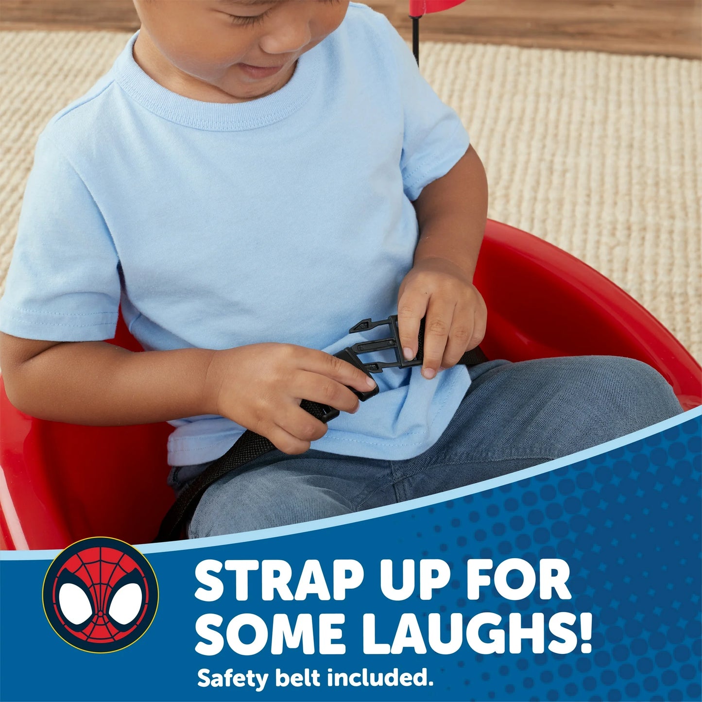 6V Marvel Spidey Bumper Car Ride on Toy, by Flybar