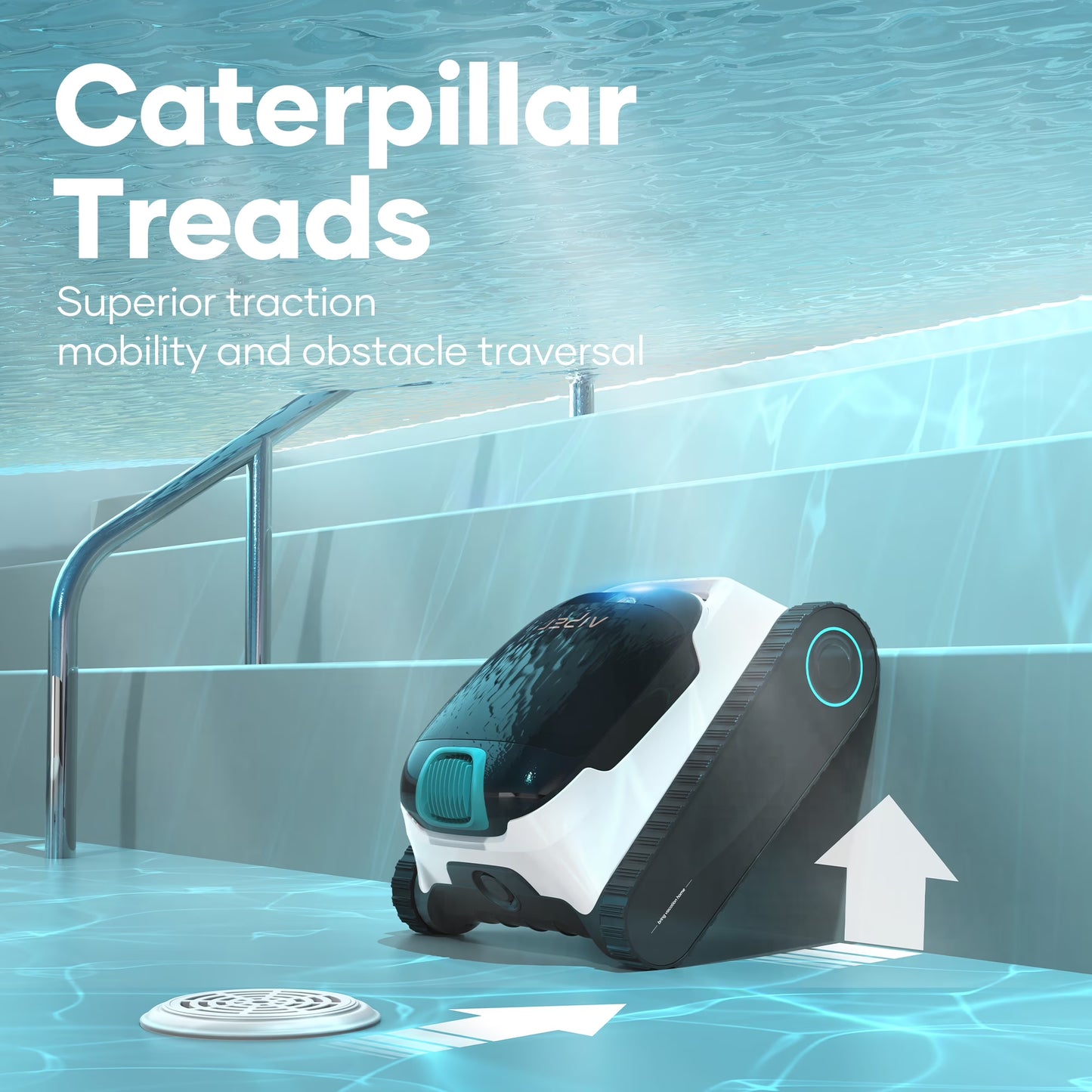 AIPER Scuba N1 Robotic Pool Vacuum Cleaner, Cordless For Inground Pools