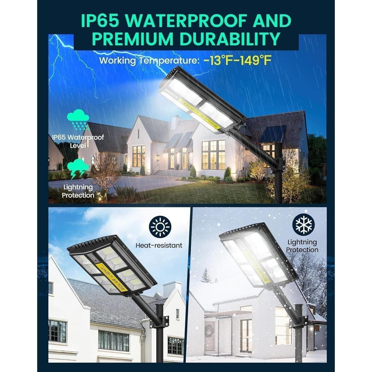 ARLOAITC Outdoor Solar Street Lights