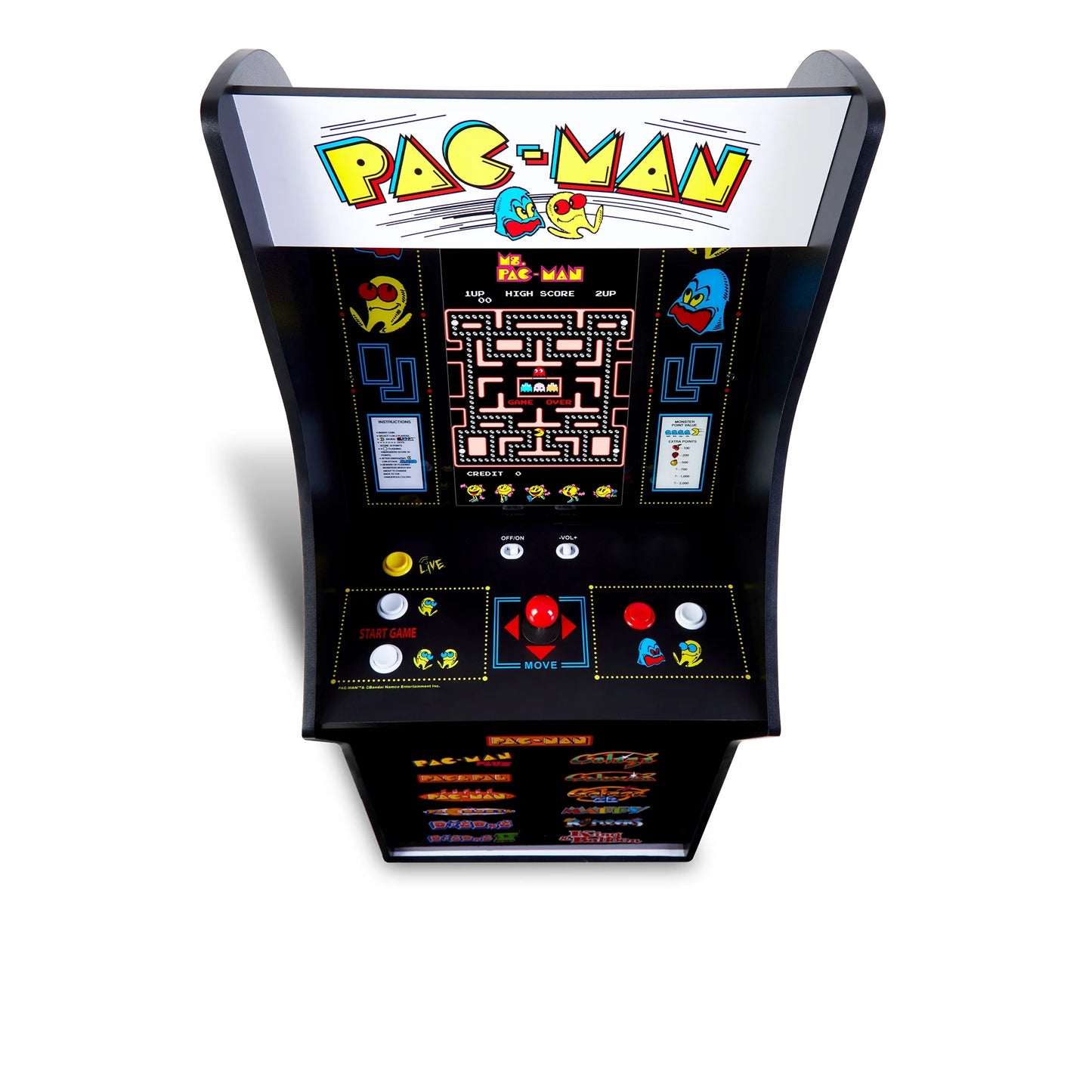 Arcade1Up PAC - MAN Classic SE Arcade Machine  4 - Foot Cabinet