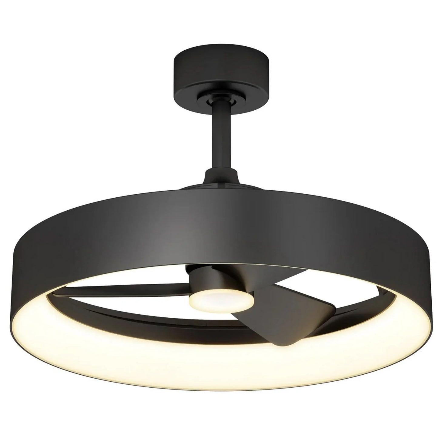 Artika Austin 23" LED Chandelier Ceiling Fan Fandelier, Black