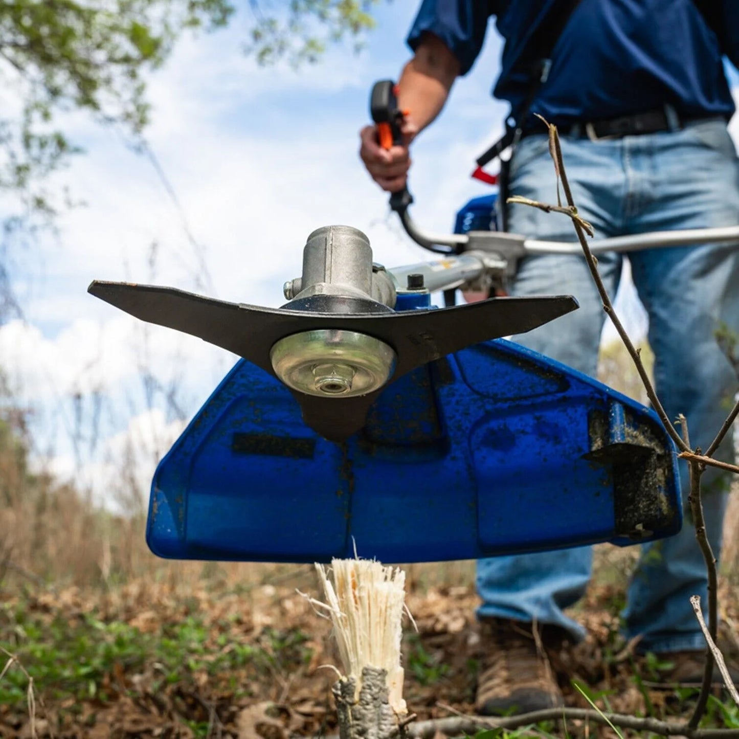 Wild Badger Power String Trimmer/Edger/Brush Cutter 52cc 18" Gas Weed Eater/Wacker