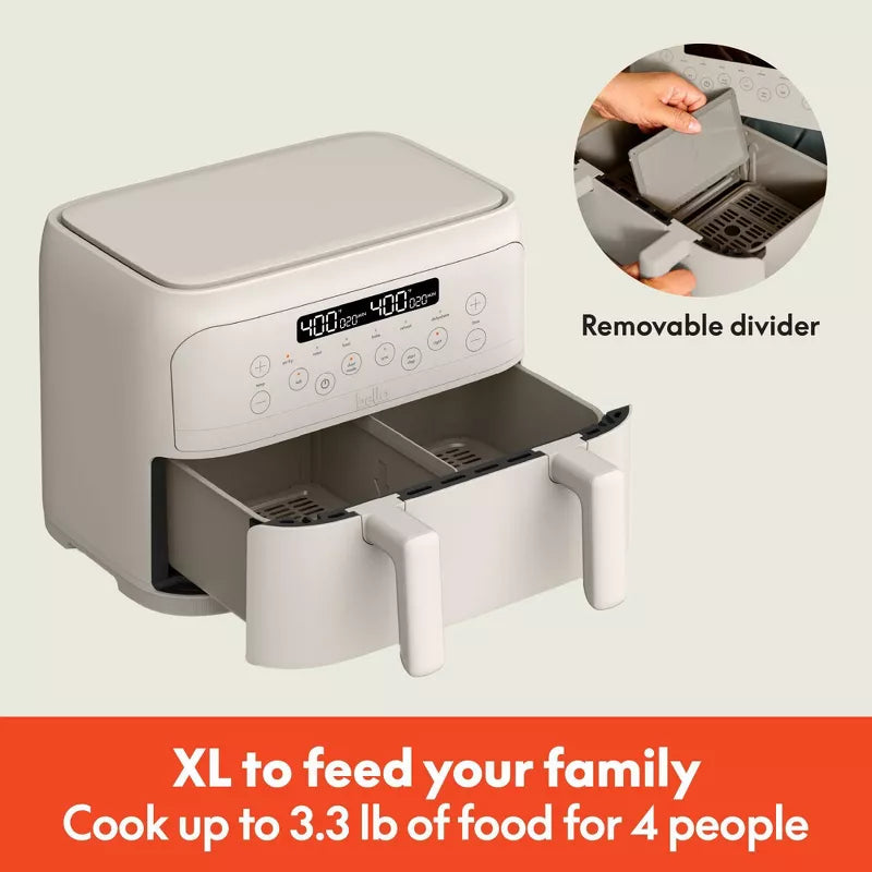 Bella 4qt TriZone Air Fryer