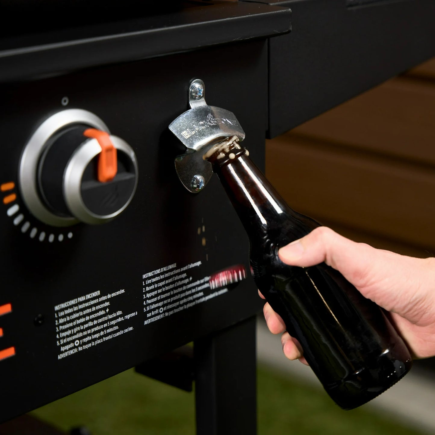 Blackstone Original Outdoor Griddle, 4-Burner 36inch Propane Flat Top Grill with Hood