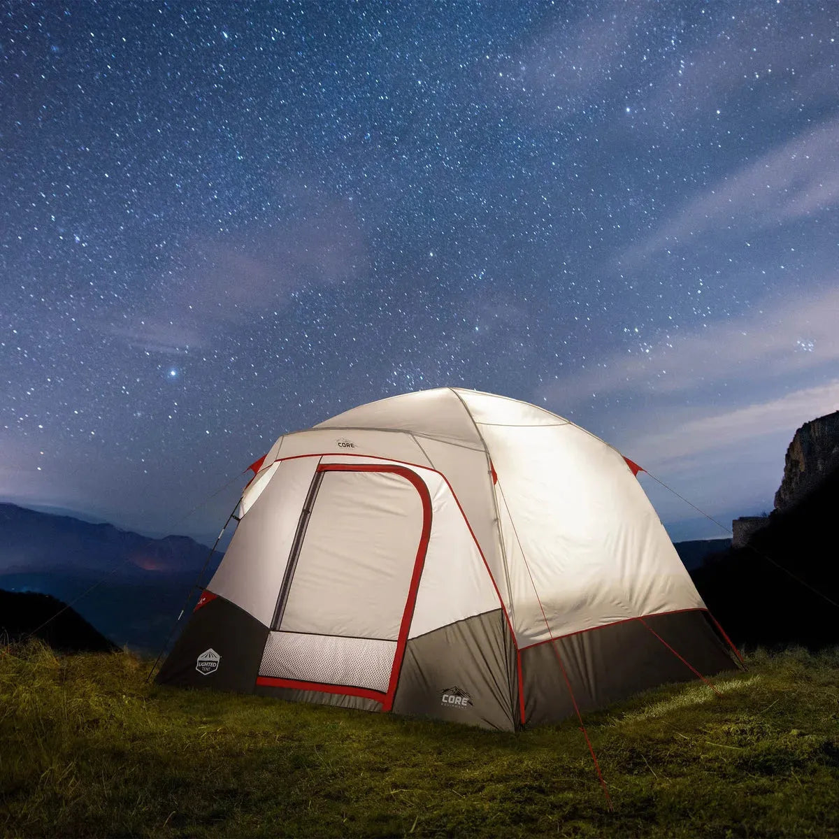 CORE 6P LIGHTED DOME TENT