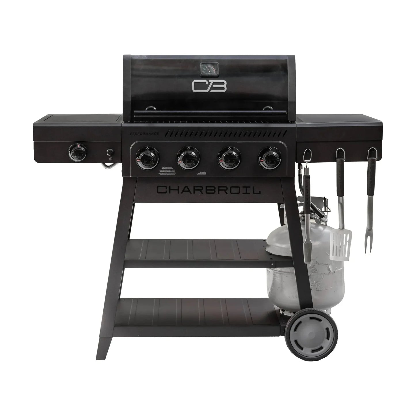 Charbroil Performance Series FlavorMax 4-Burner Gas Grill with Side Burner