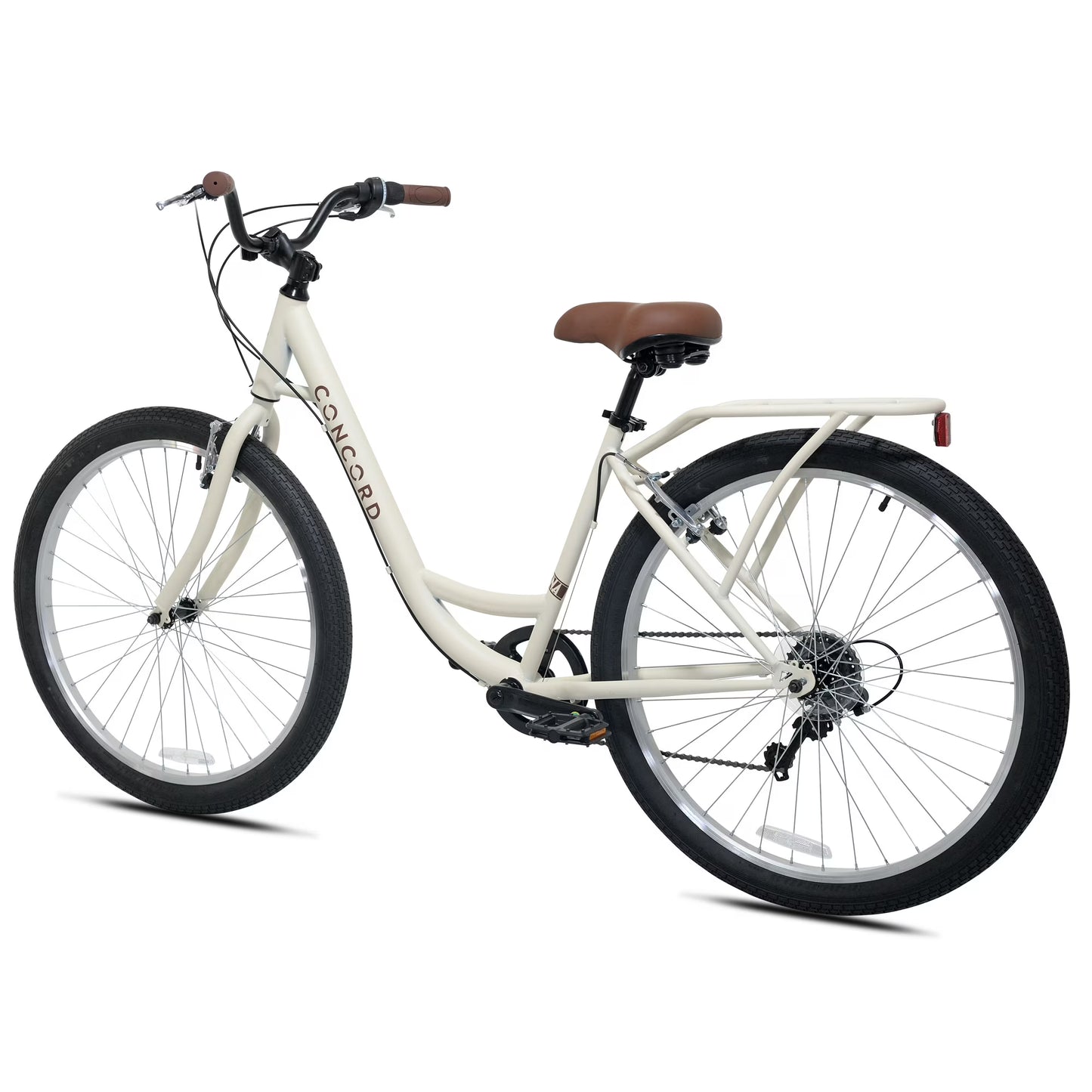 Concord 27.5" Laguna Comfort Bicycle, 27.5" Wheels, Fits Adult Riders 5'4"-6'2", Unisex, Cream