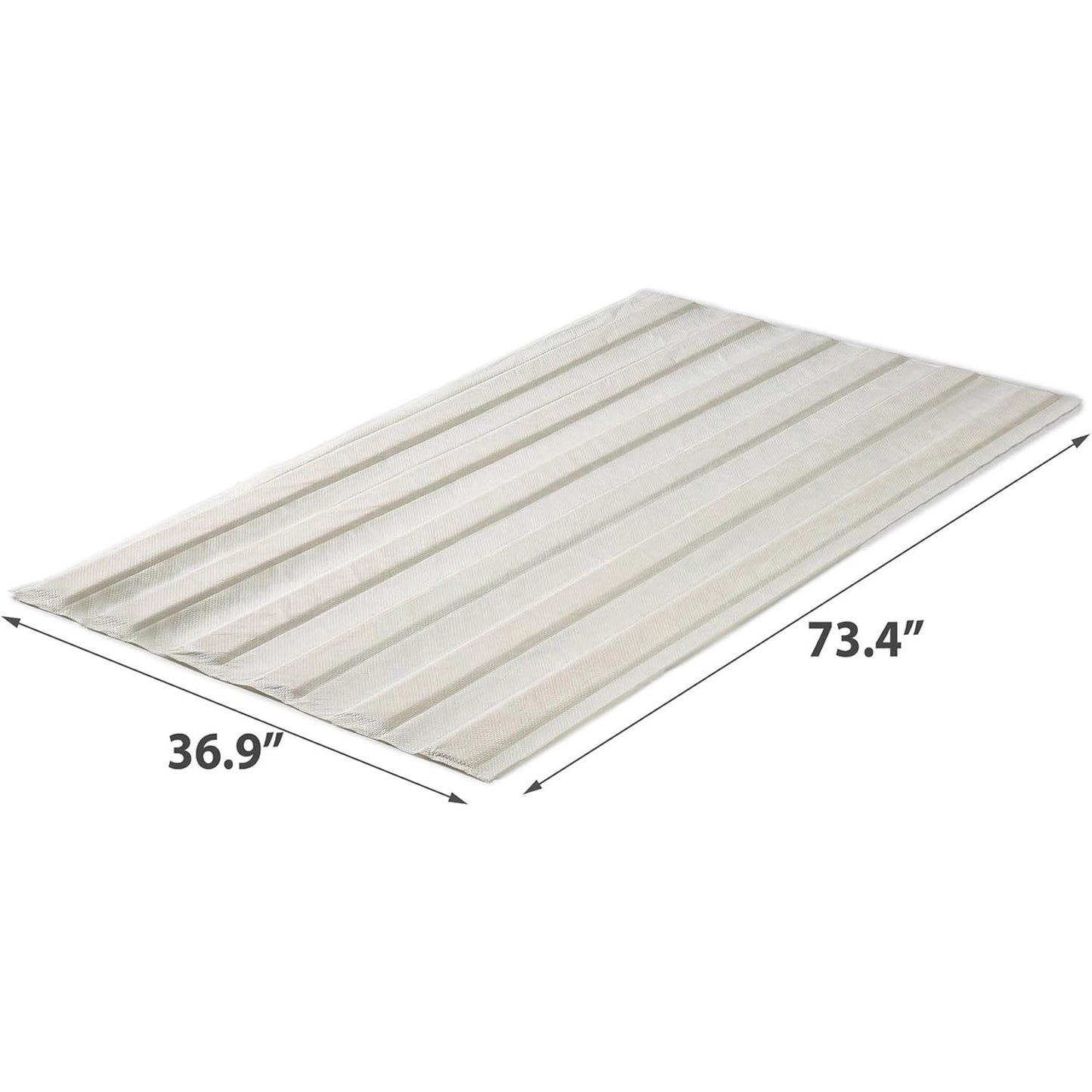 ZINUS Compack Fabric Covered Wood Slats, Bunkie Board, Box Spring Replacement, Twin