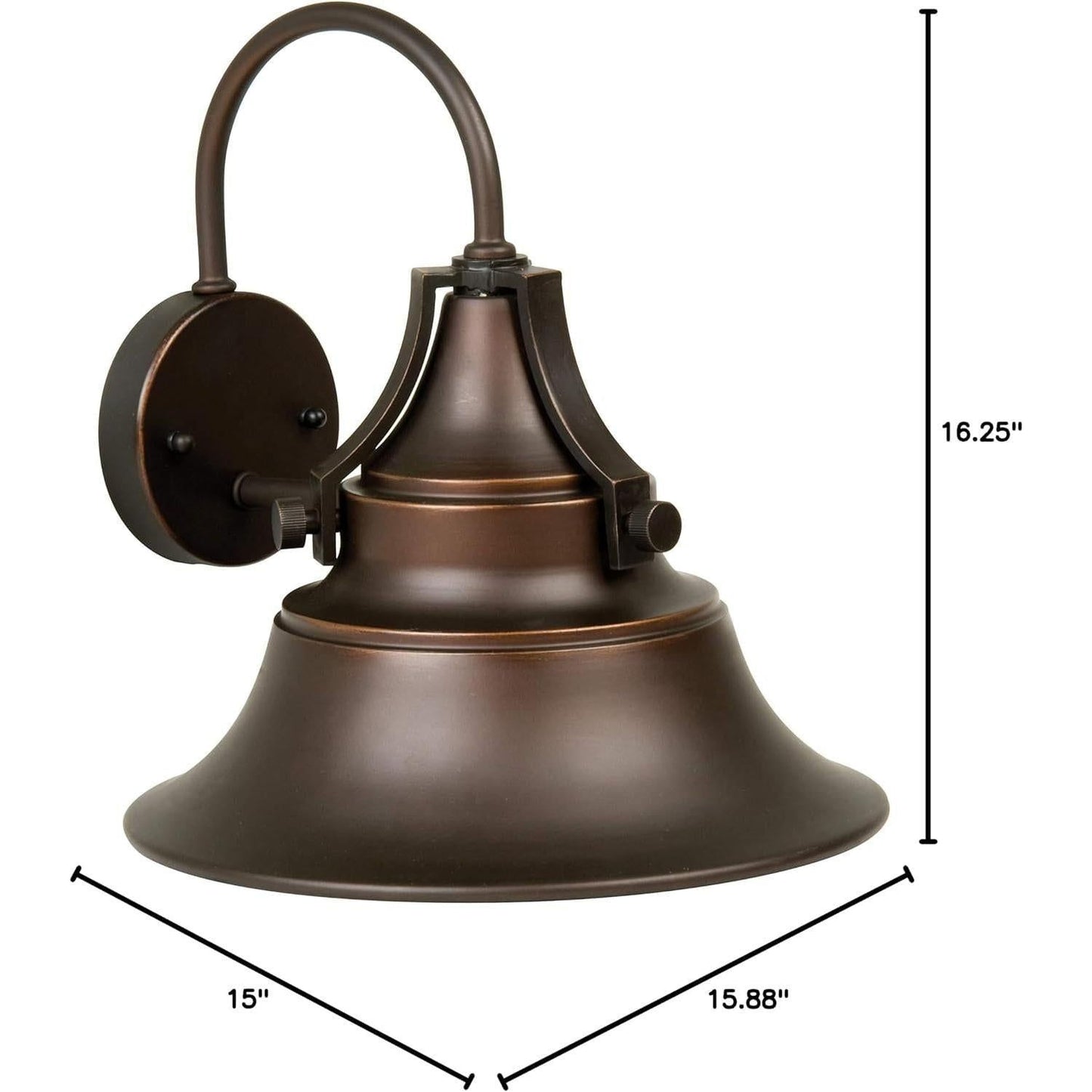 Craftmade Z4424-OBG Union Industrial Outdoor Wall Mount Sconce Lighting