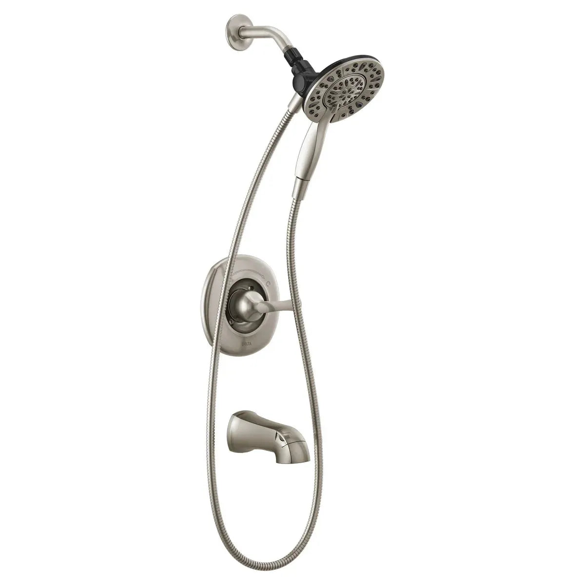 Delta Larkin Bathtub & Shower Faucet with In2ition Shower Head