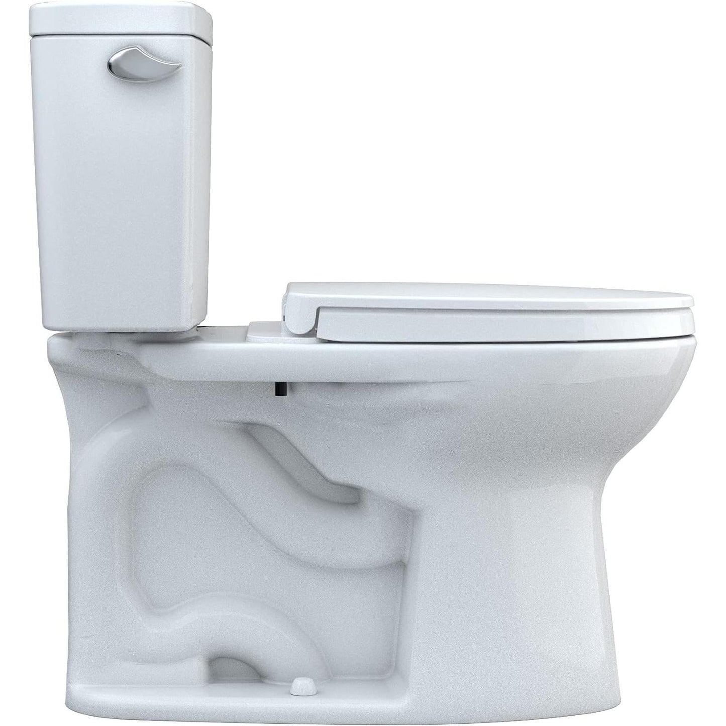 Drake 2-Piece 1.6 GPF Single Flush Elongated ADA Comfort Height Toilet w/ 10in Rough-In in Cotton White, Seat Included