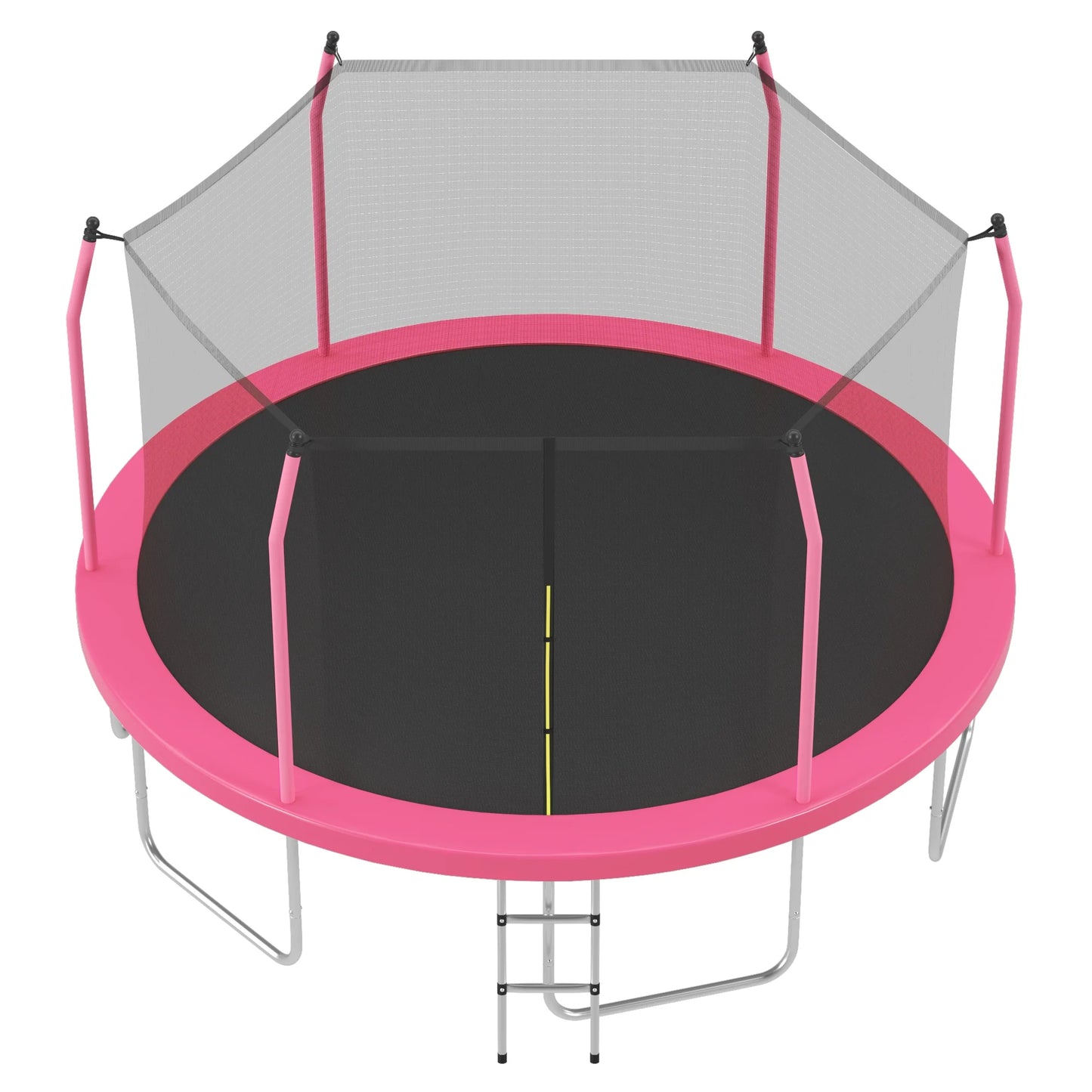 EUROCO 16FT Trampoline with Enclosure Net for Kids and Adults