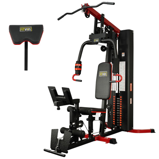 Fitvids LX770 Multifunctional Full Home Gym System Workout Station with 160 Lbs Weight Stack
