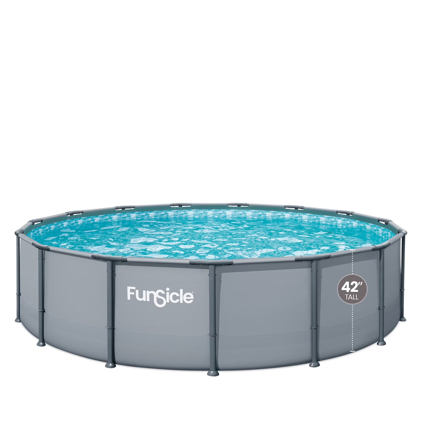 Funsicle 15ft Oasis Above Ground Metal Frame Swimming Pool