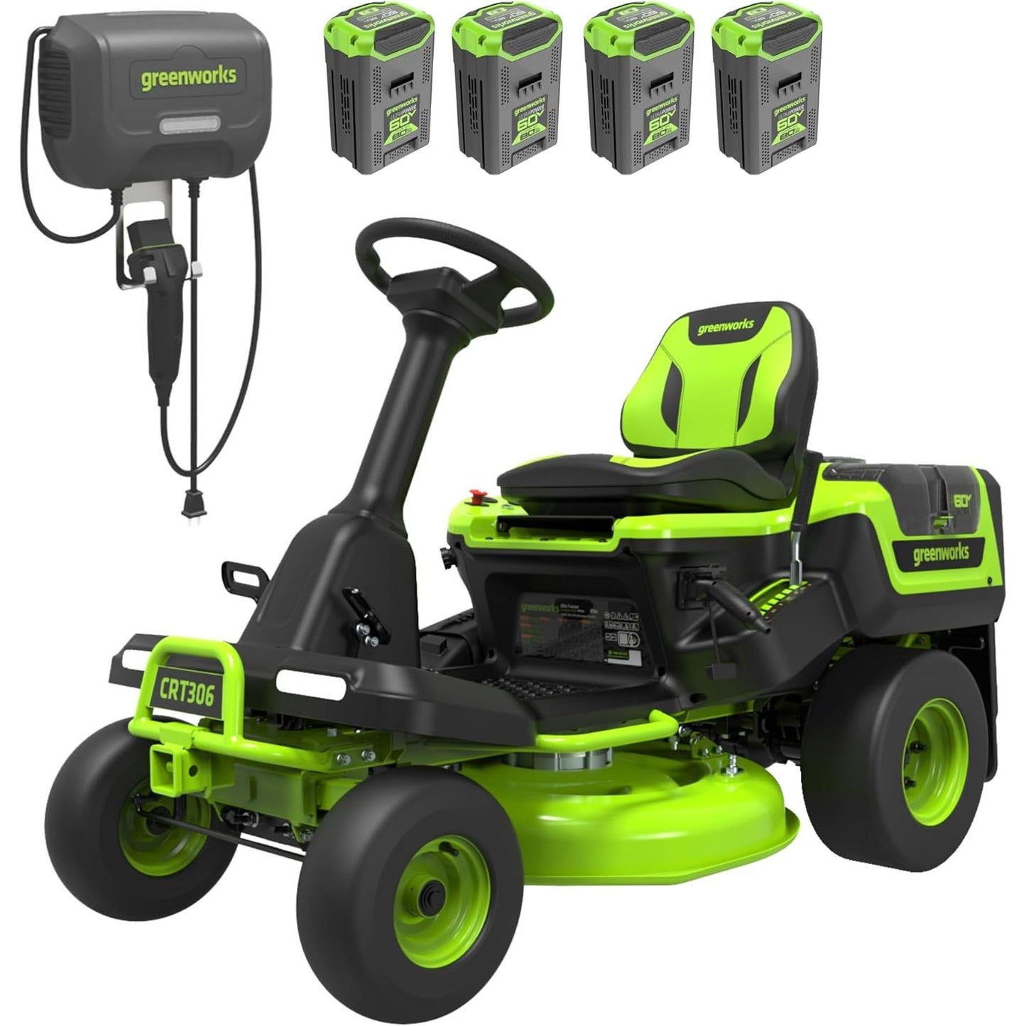 Greenworks 60V 30" CrossoverT Riding Lawn Tractor