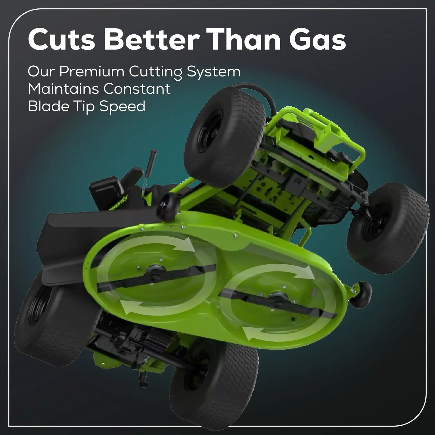 60V 42" Cordless Battery CrossoverT Riding Lawn Mower