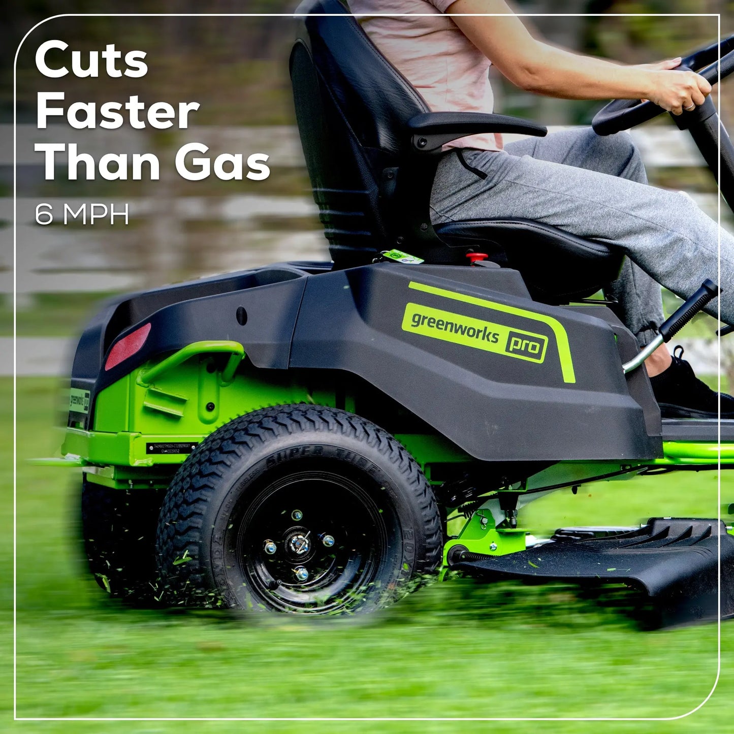 60V 42" Cordless Battery CrossoverT Riding Lawn Mower