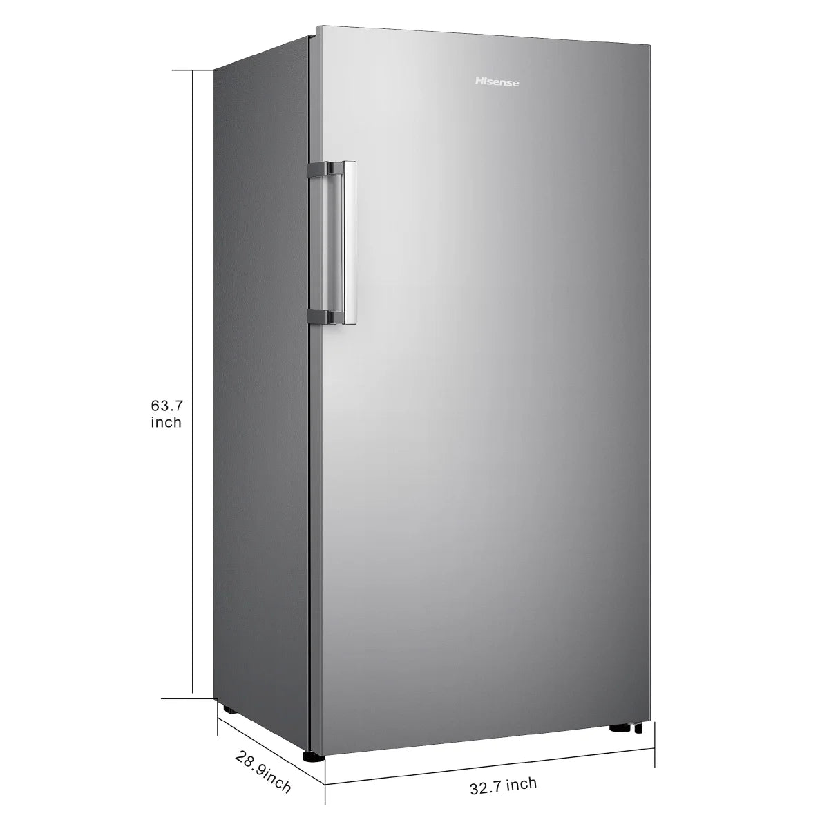 Hisense 17 cu. ft. Garage Ready Frost Free Convertible Upright Freezer with Seal Break Handle